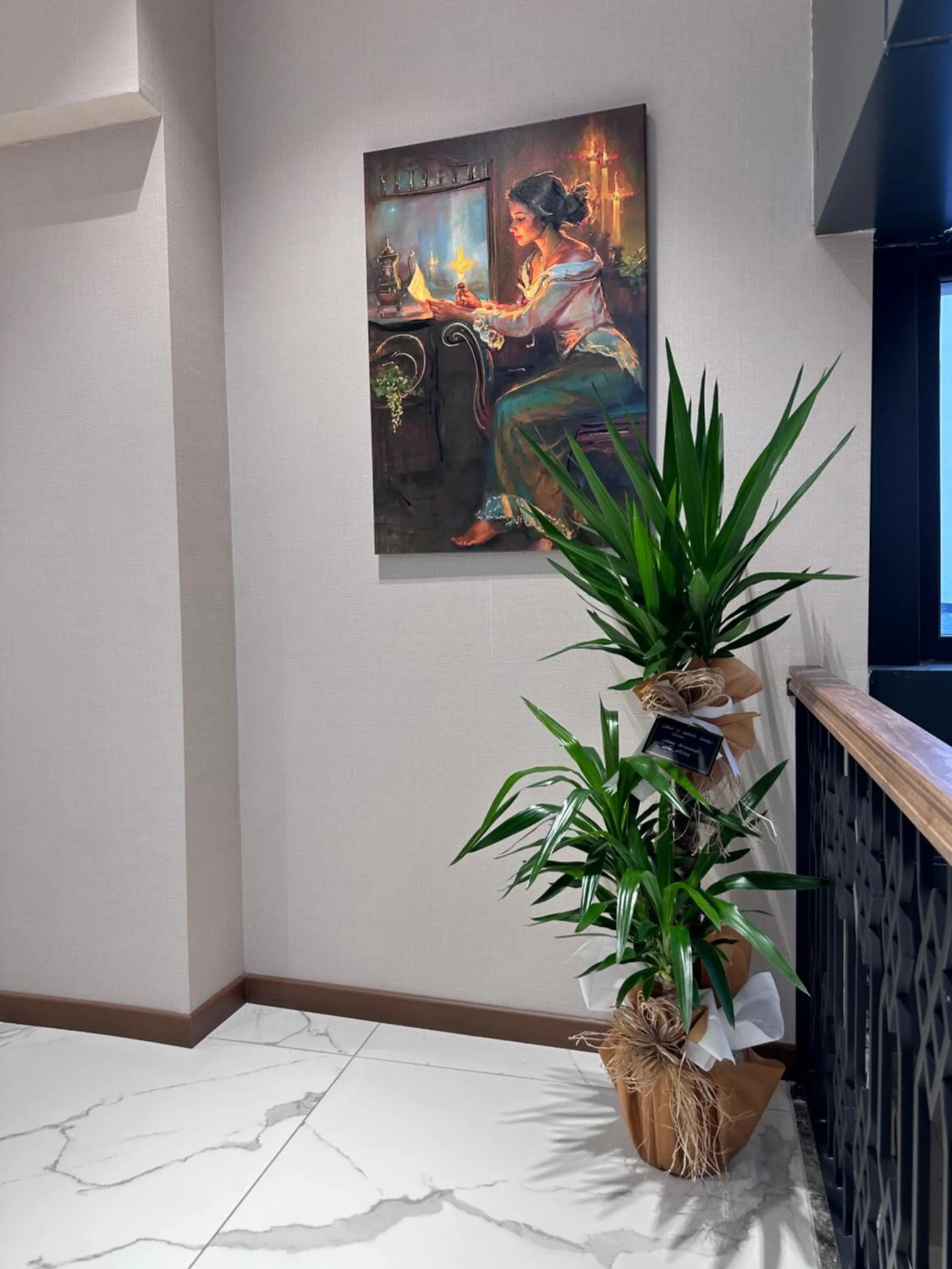 Decorative detail in Özkaya hotel