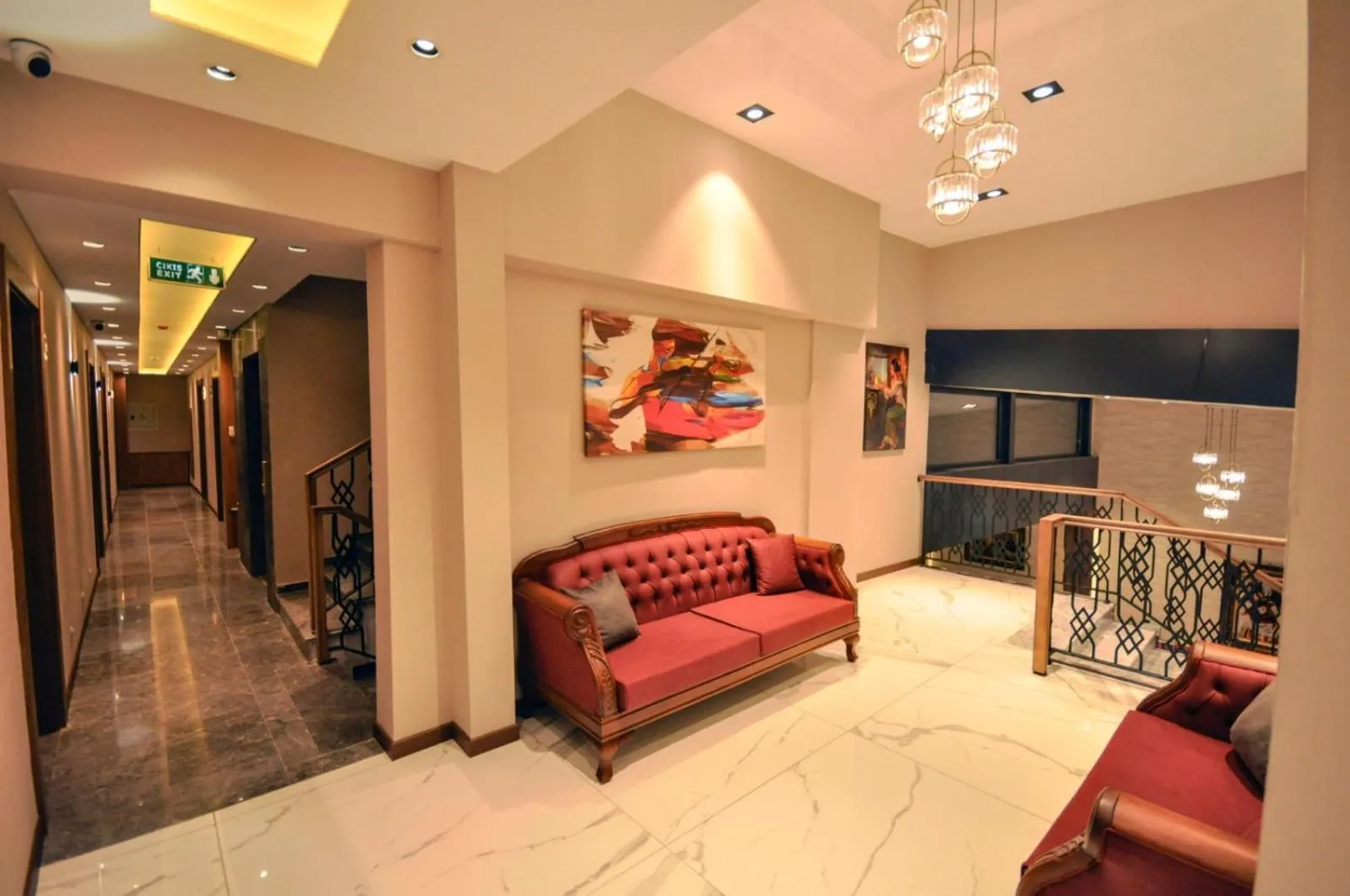 Decorative detail in Özkaya hotel