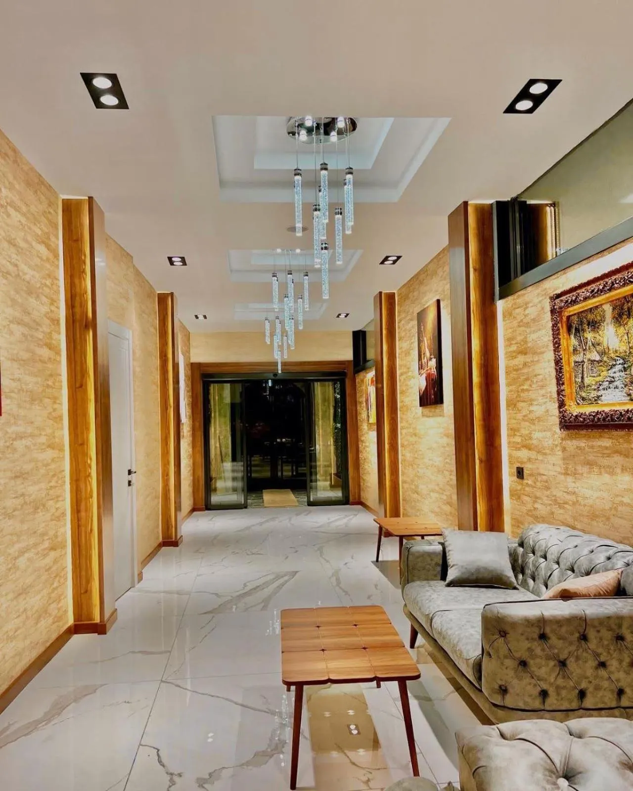 Lobby or reception in Özkaya hotel
