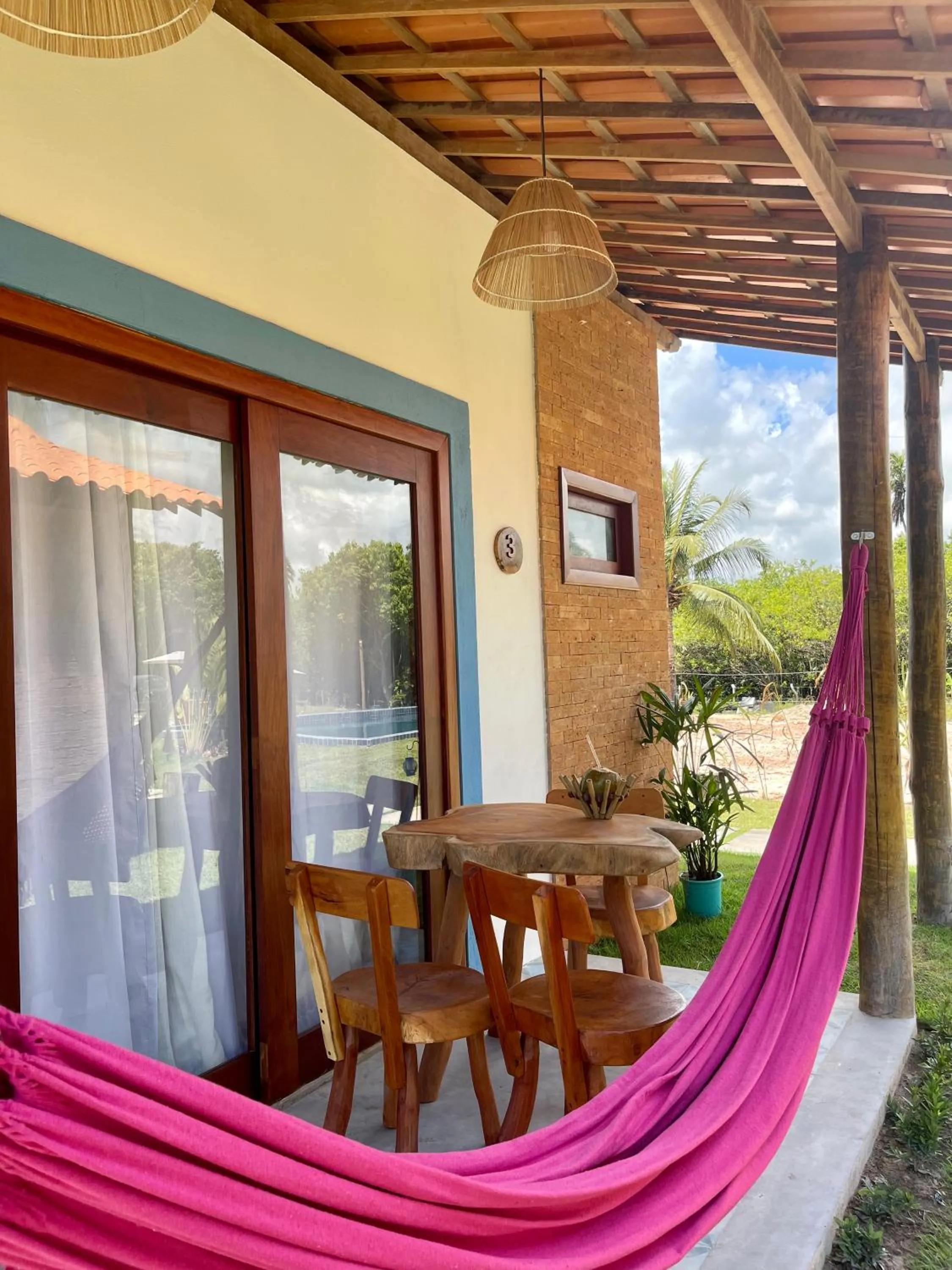 Balcony/Terrace in Pousada Corália