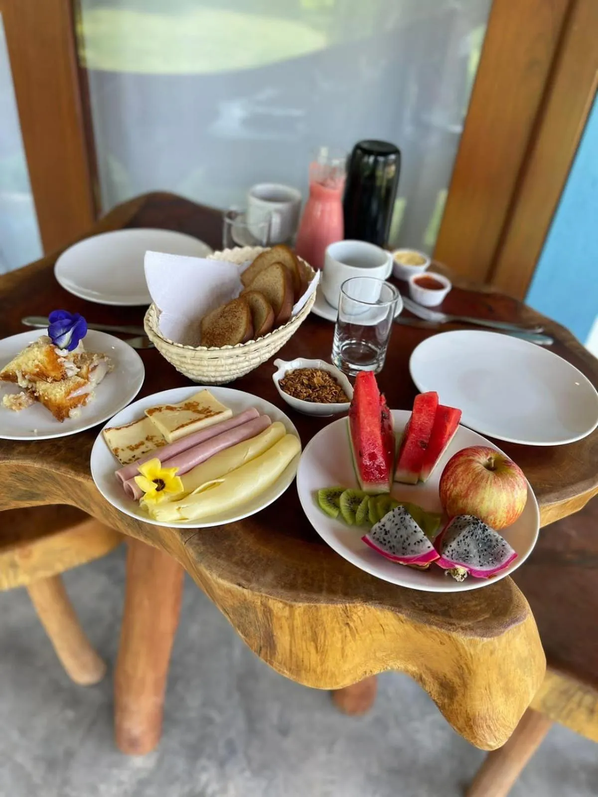 Breakfast in Pousada Corália