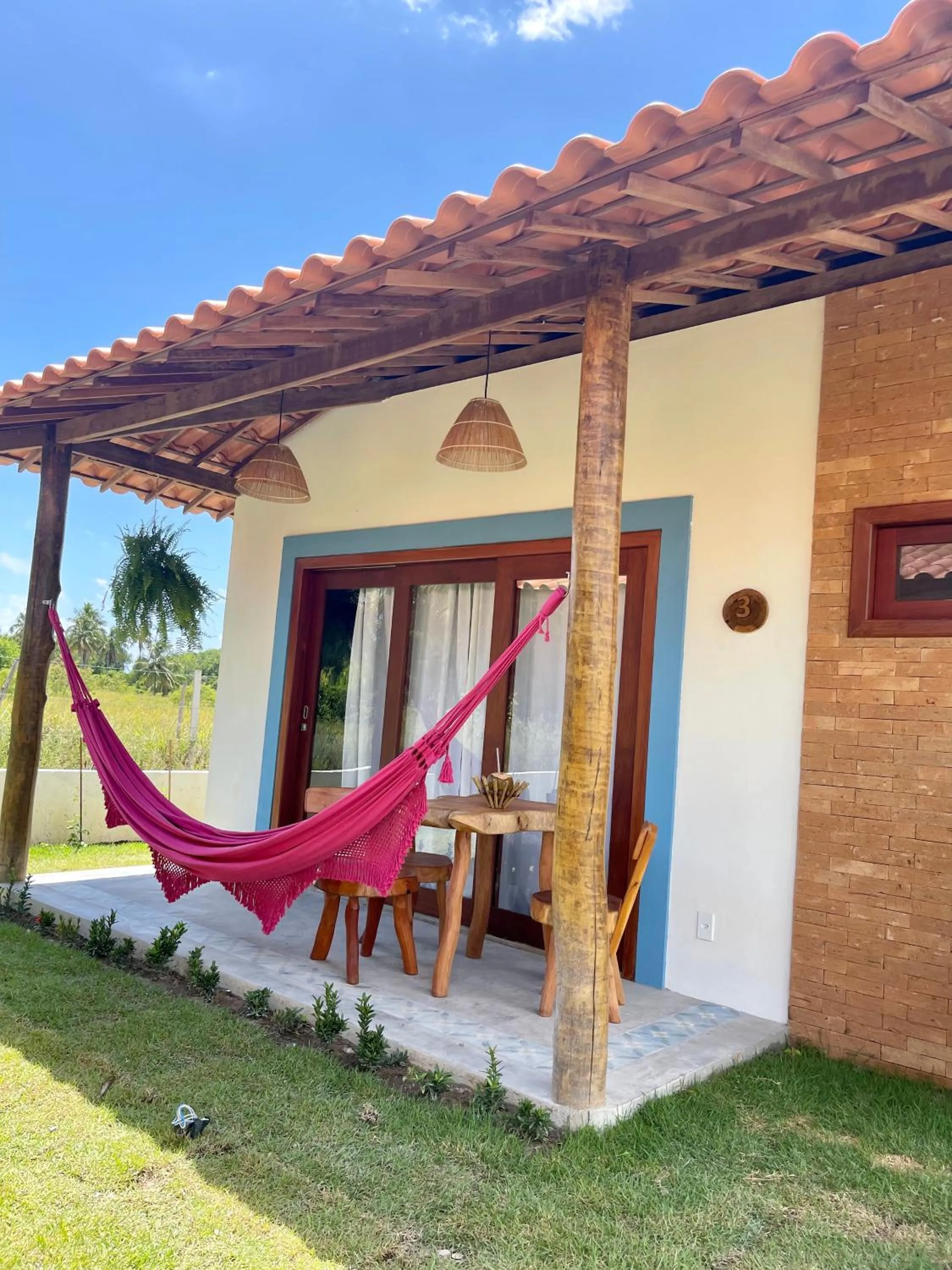 Patio in Pousada Corália