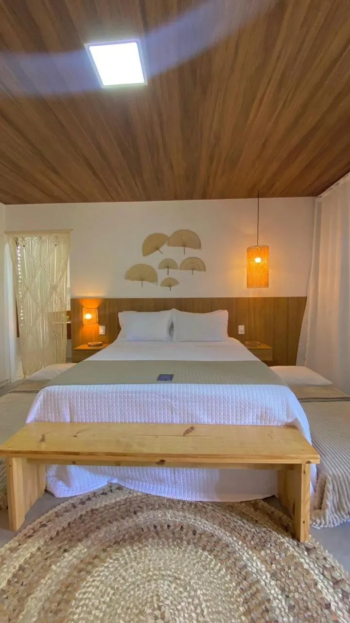 Bed in Pousada Corália