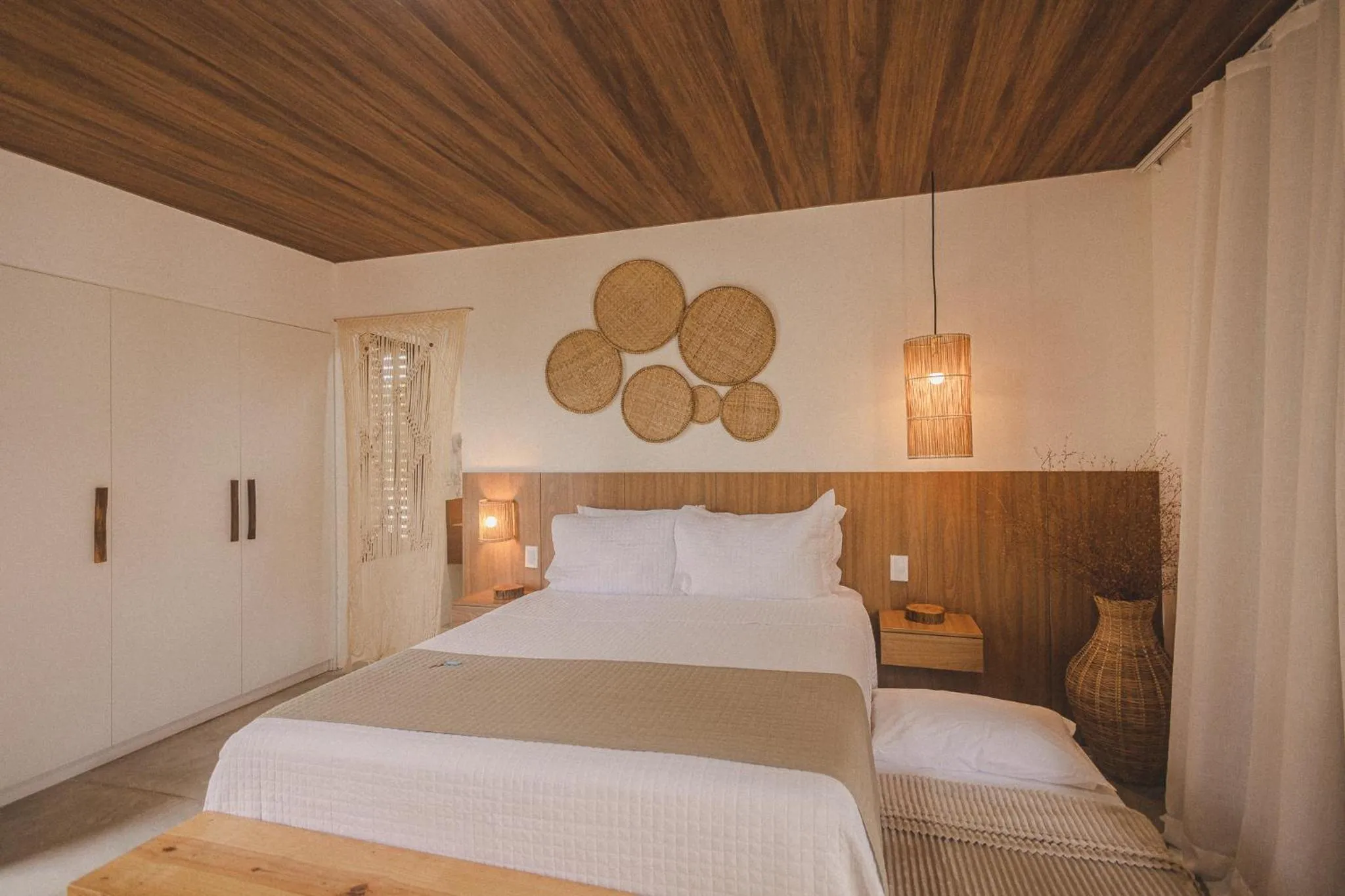 Bed in Pousada Corália