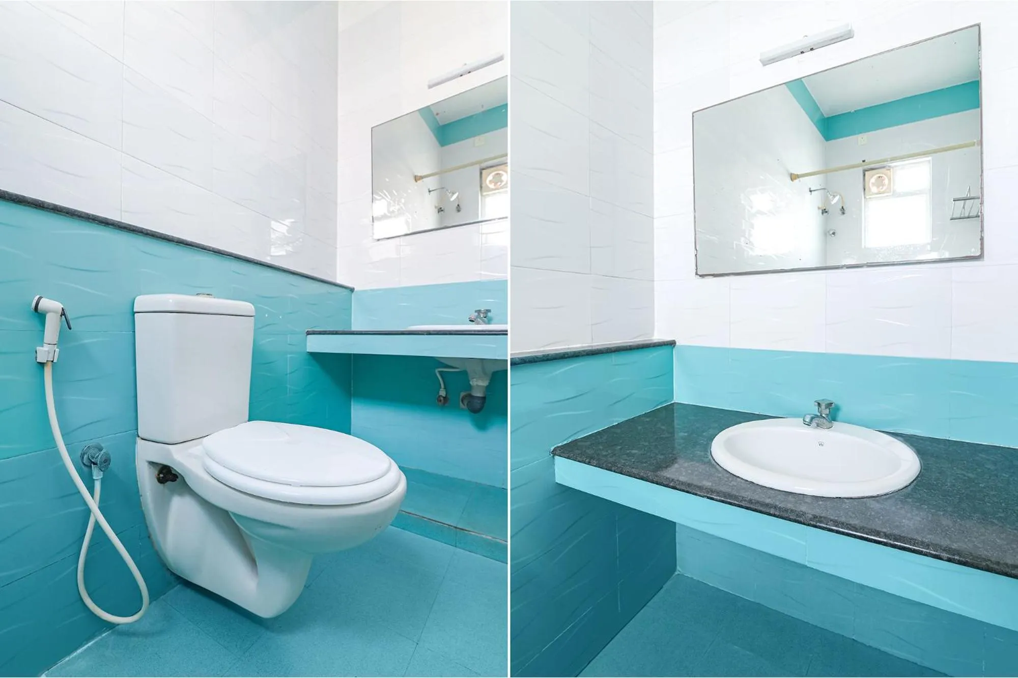 Bathroom in FabHotel VRJ Residency - 500M from Chennai Trade Center