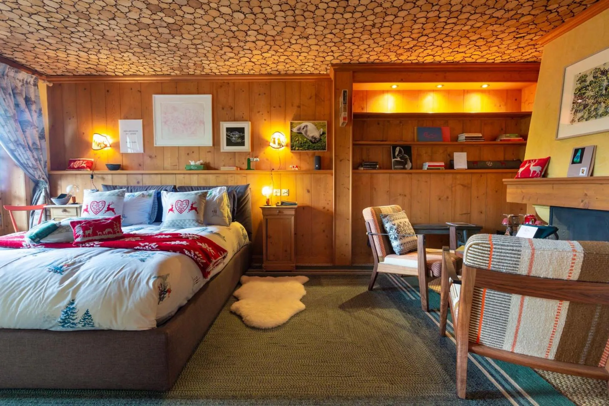 Bedroom, Bed in Magic Megève Bois