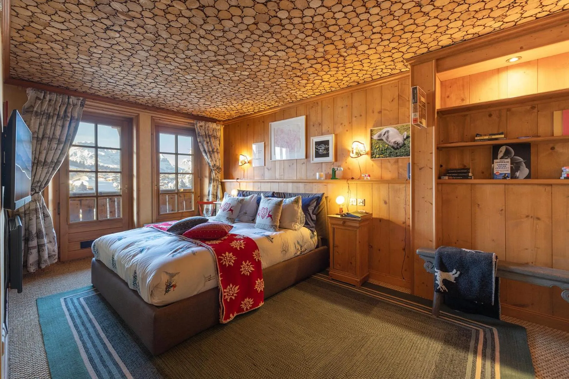 Bedroom, Bed in Magic Megève Bois