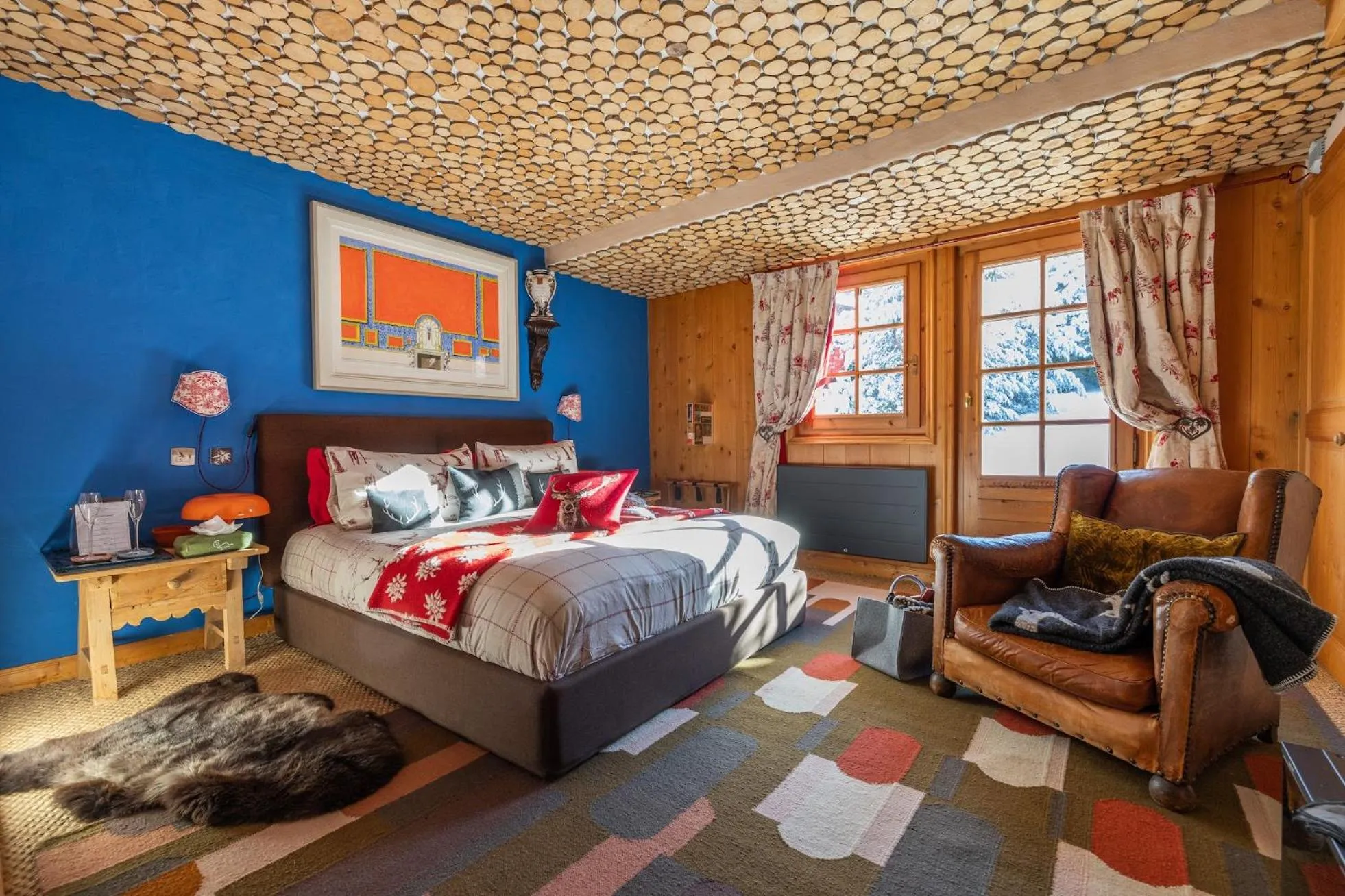 Double Room with Garden View in Magic Megève Bois