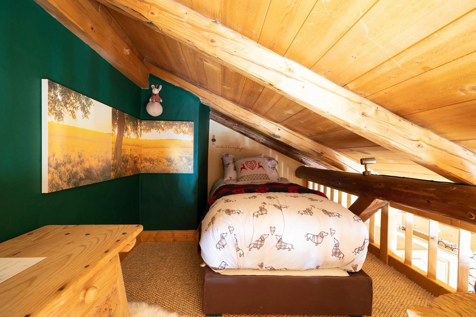 Bedroom, Bed in Magic Megève Bois