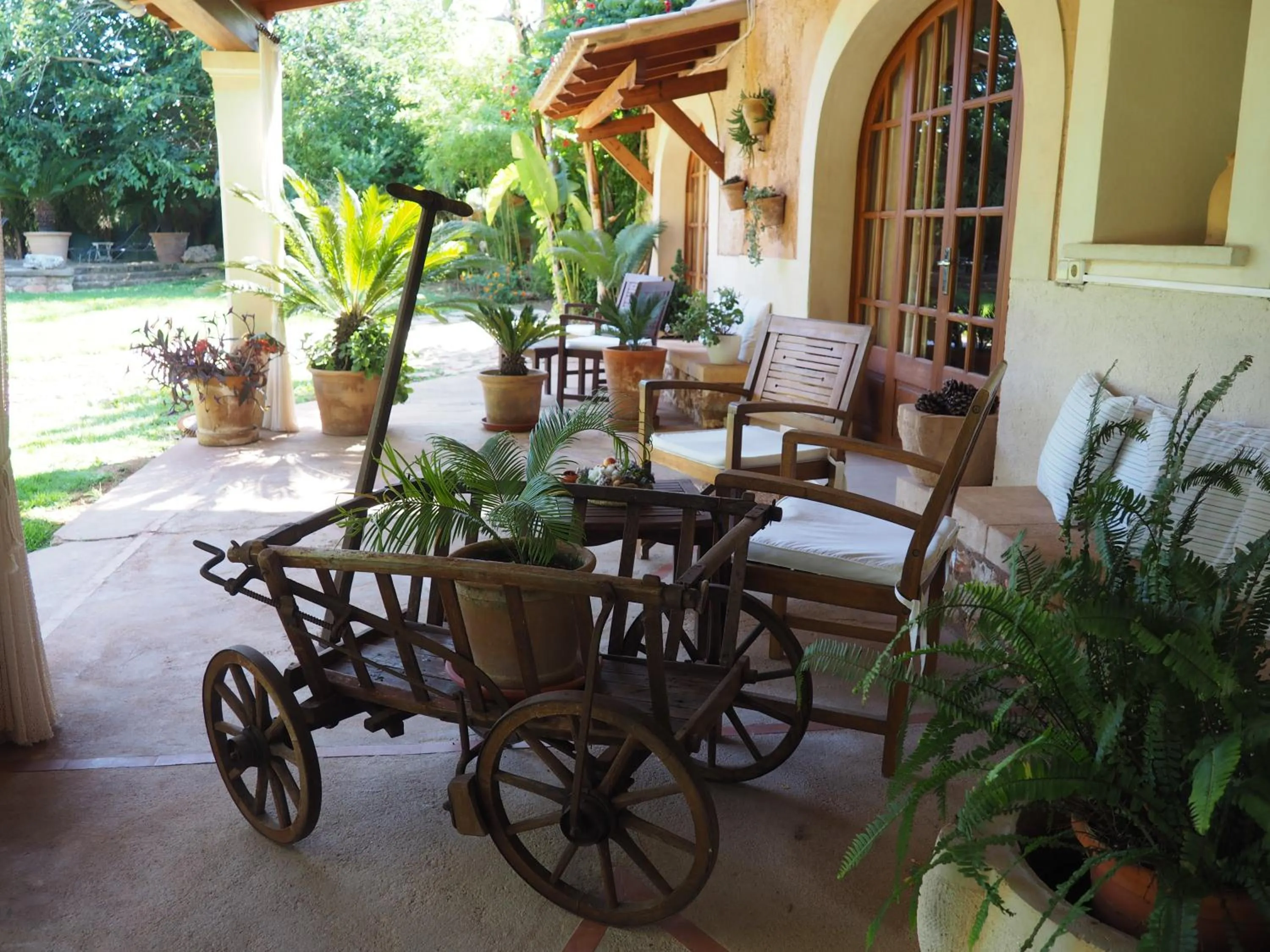 Garden view in Son Mercadal