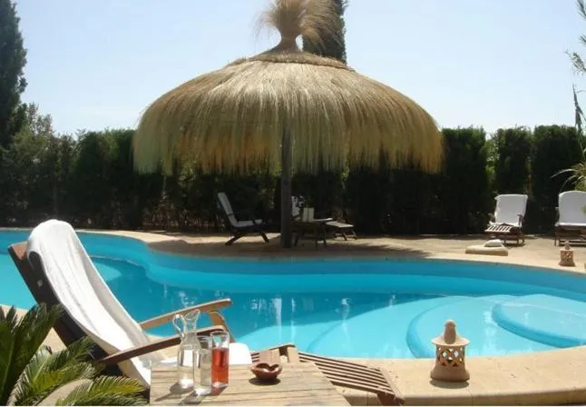 Pool view in Son Mercadal