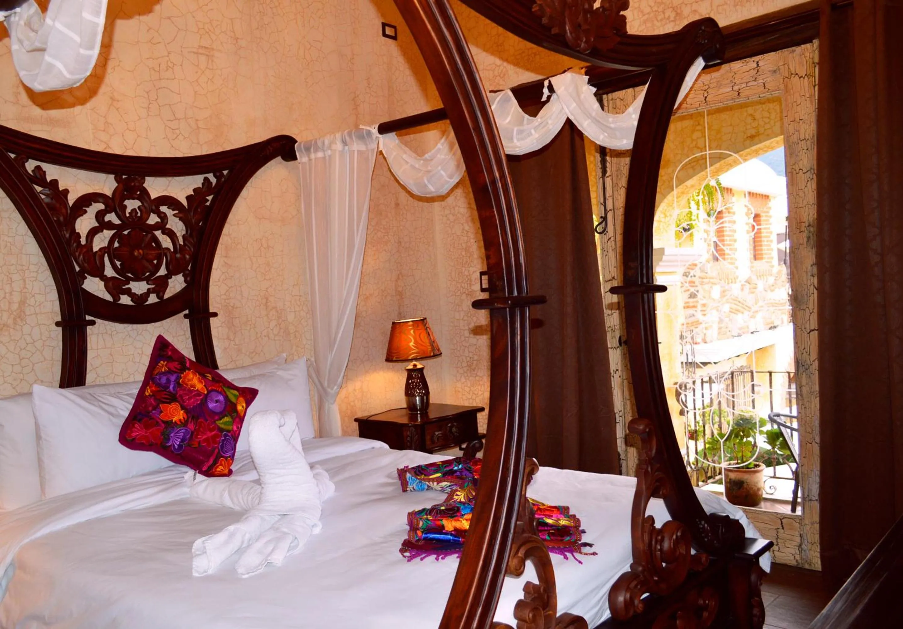 Bed in Hotel Casa Realeza