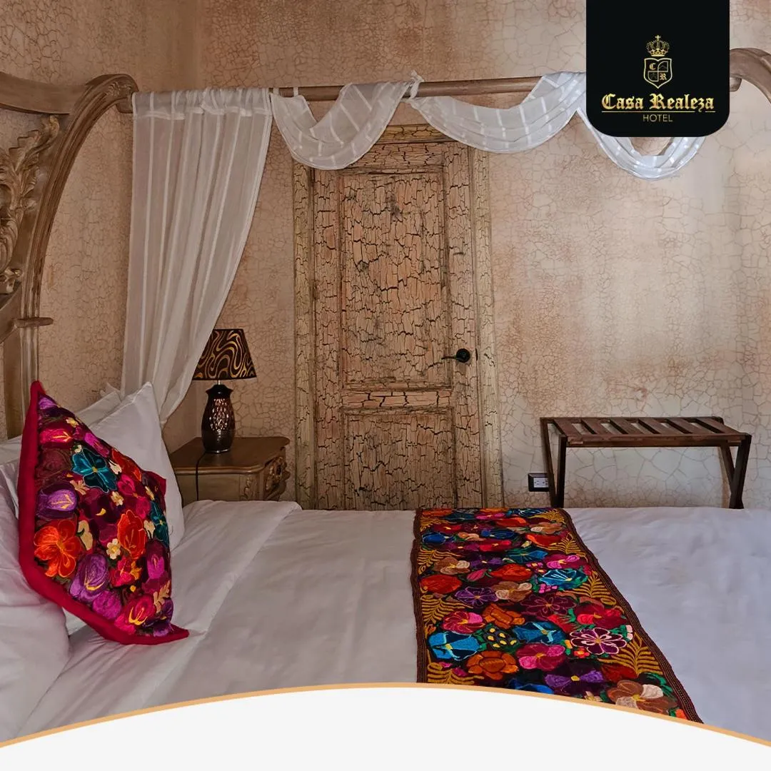 Bed in Hotel Casa Realeza