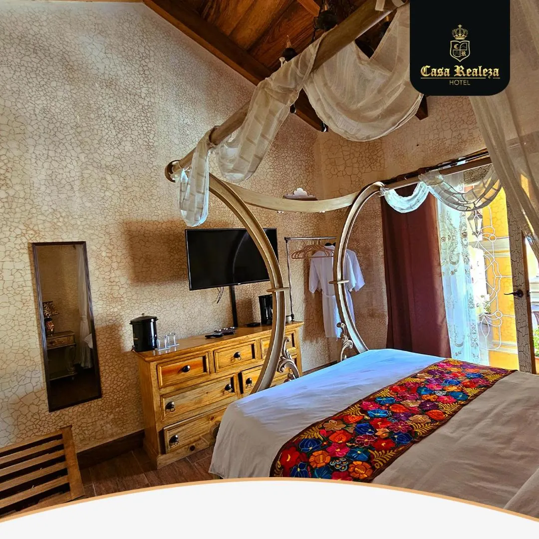 Bed in Hotel Casa Realeza