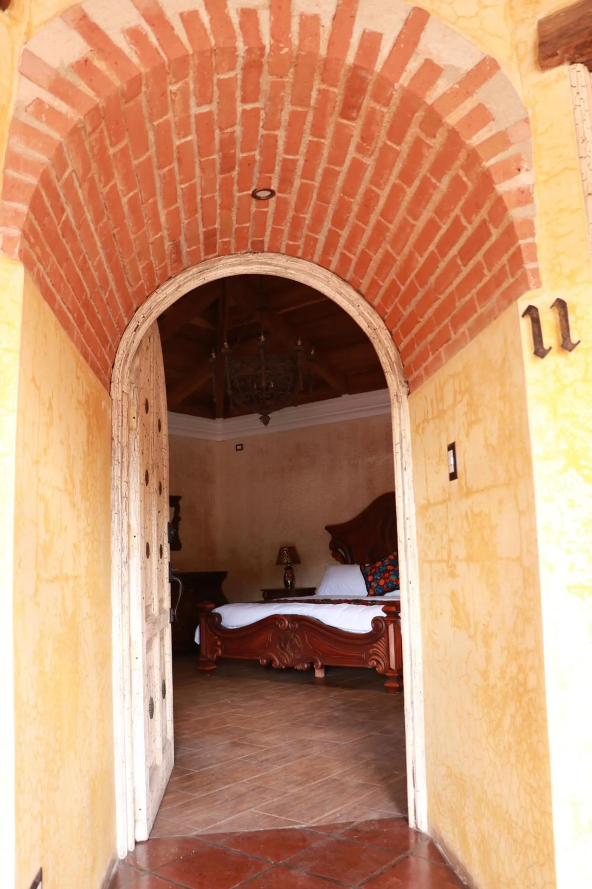 Bedroom, Bed in Hotel Casa Realeza