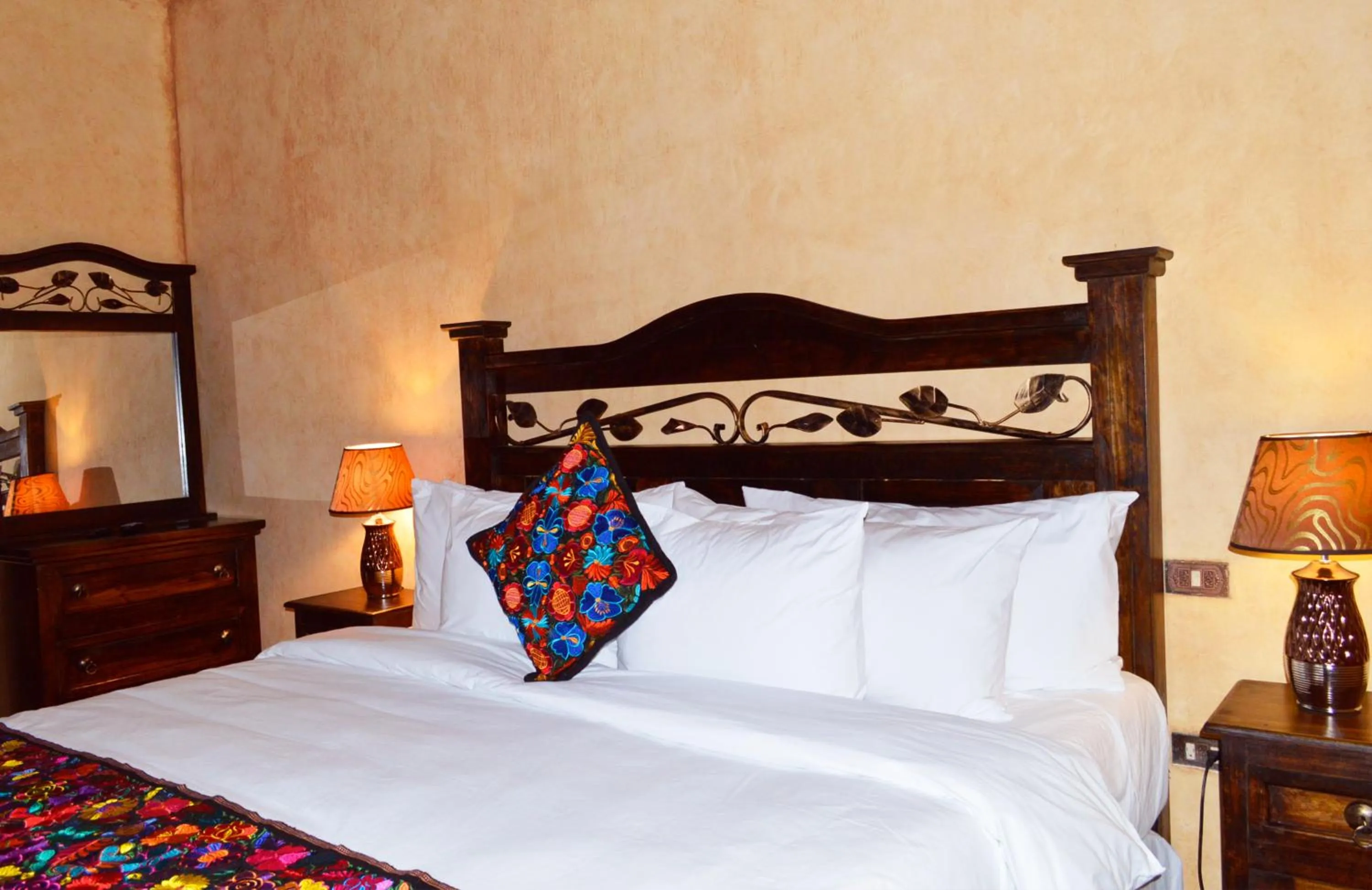 Bed in Hotel Casa Realeza