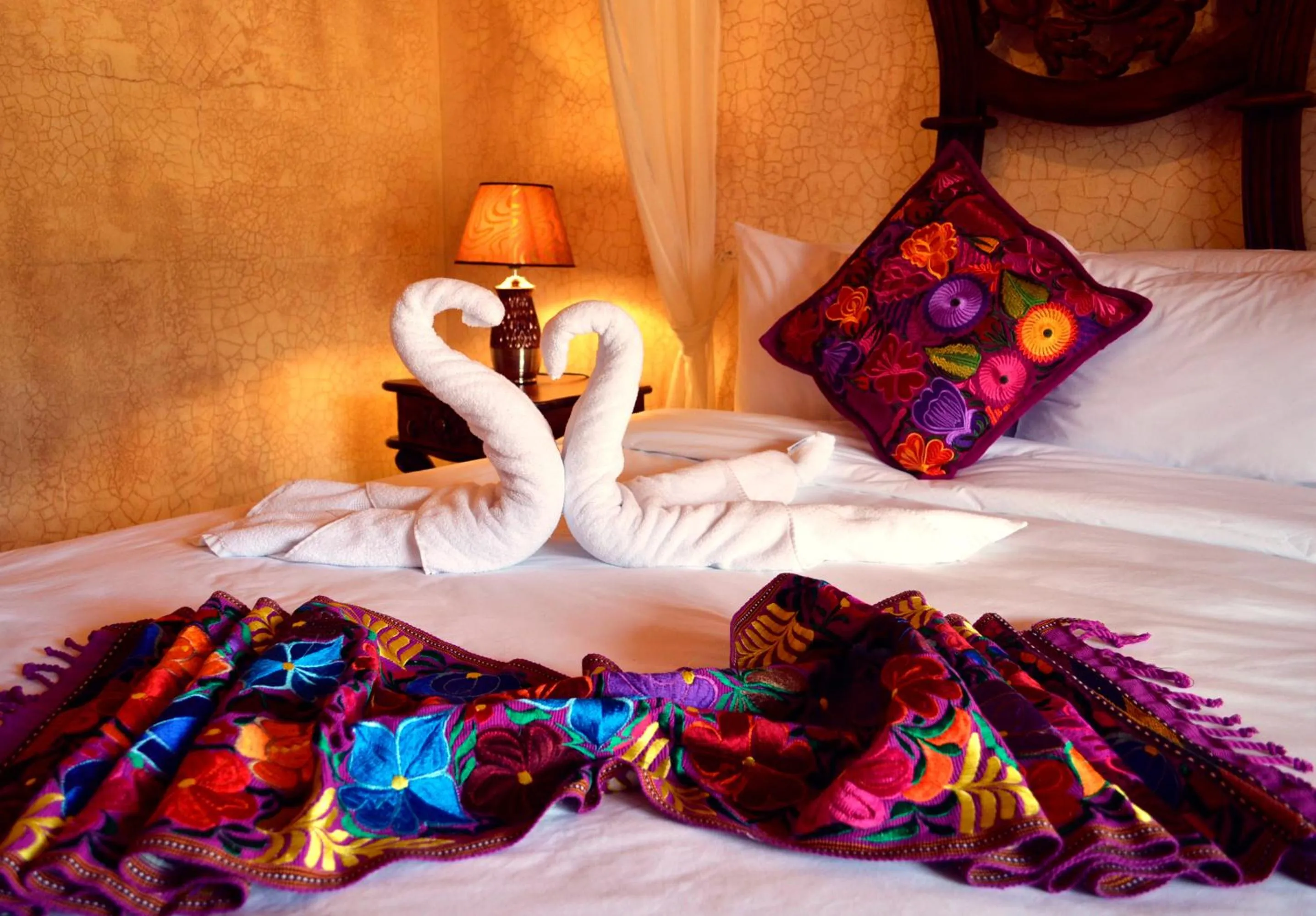 Bed in Hotel Casa Realeza