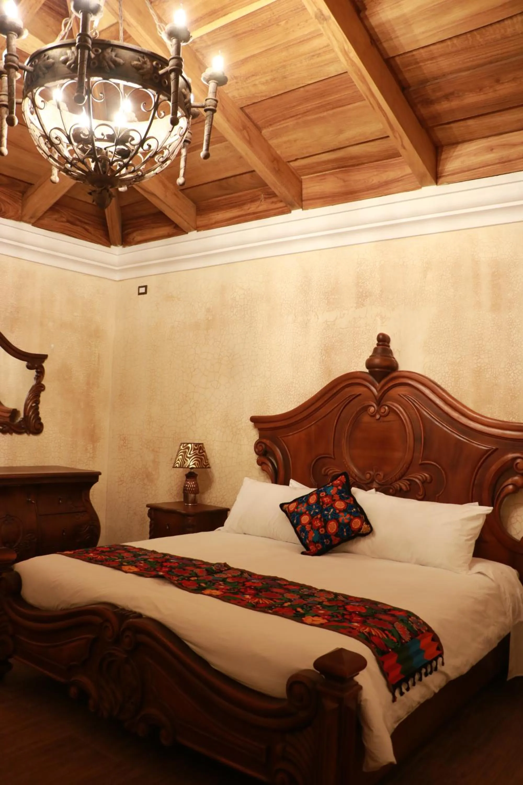 Bed in Hotel Casa Realeza