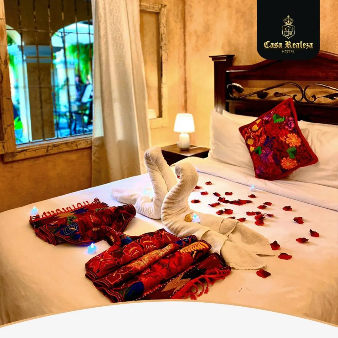 Bed in Hotel Casa Realeza