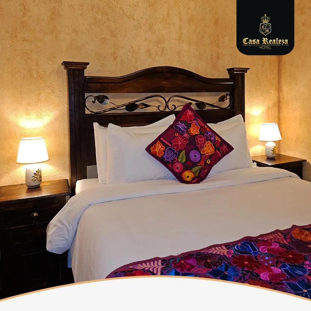 Bed in Hotel Casa Realeza