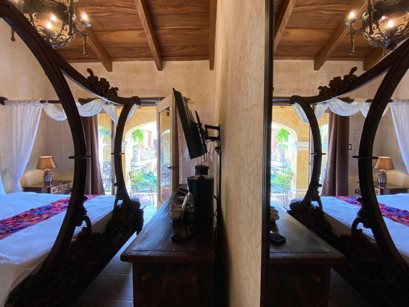 Bed in Hotel Casa Realeza