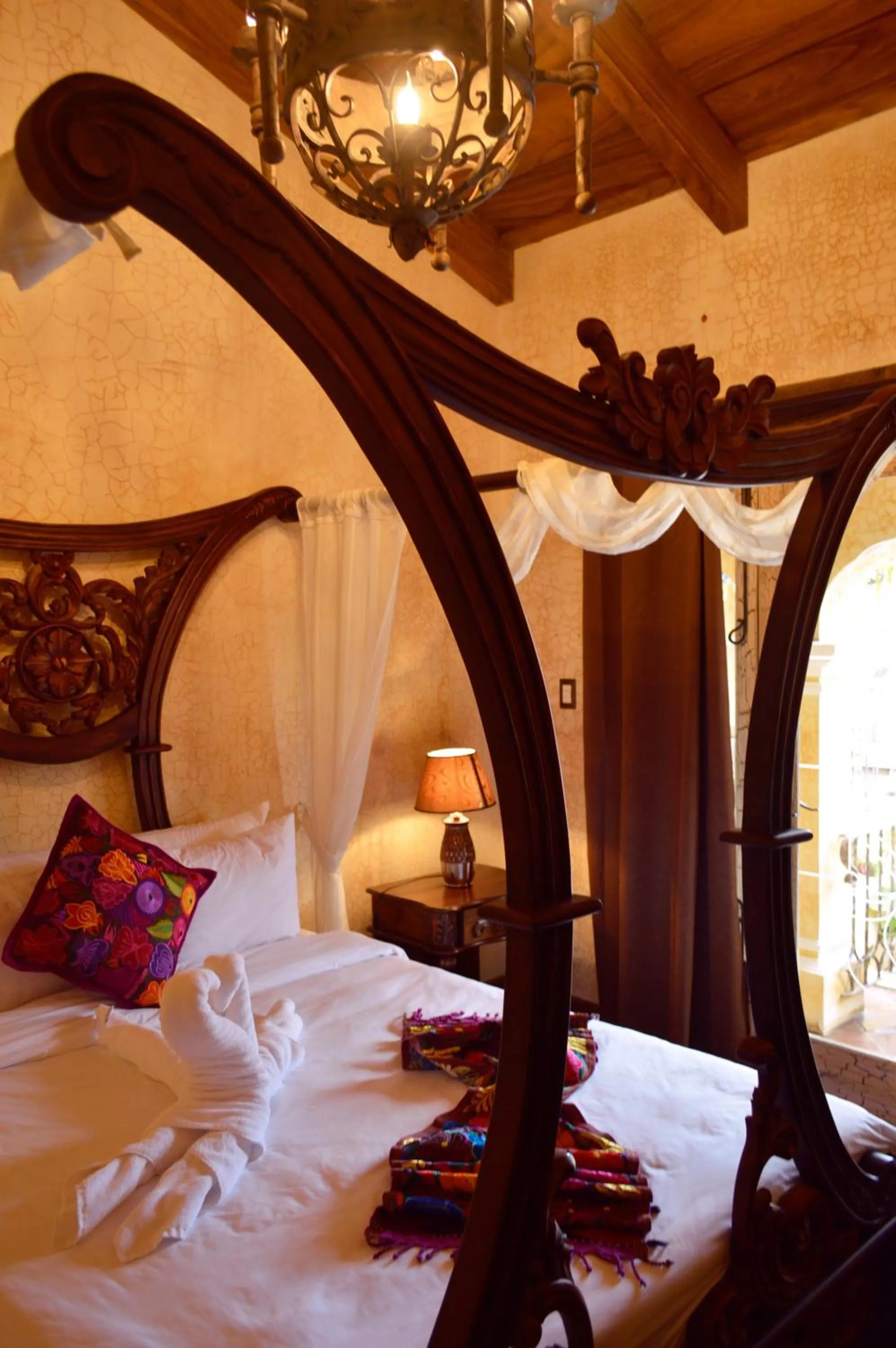 Bed in Hotel Casa Realeza