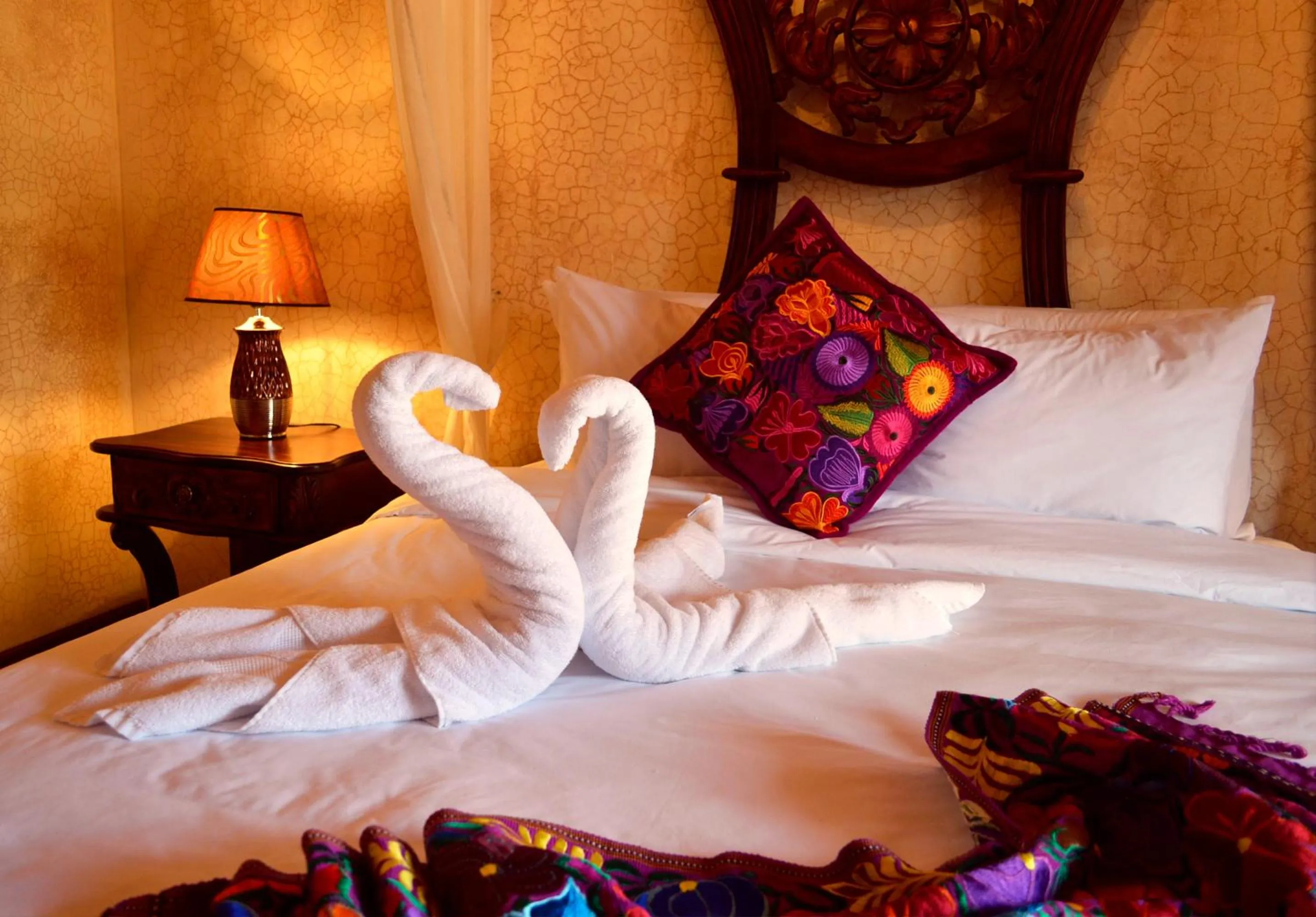 Bed in Hotel Casa Realeza