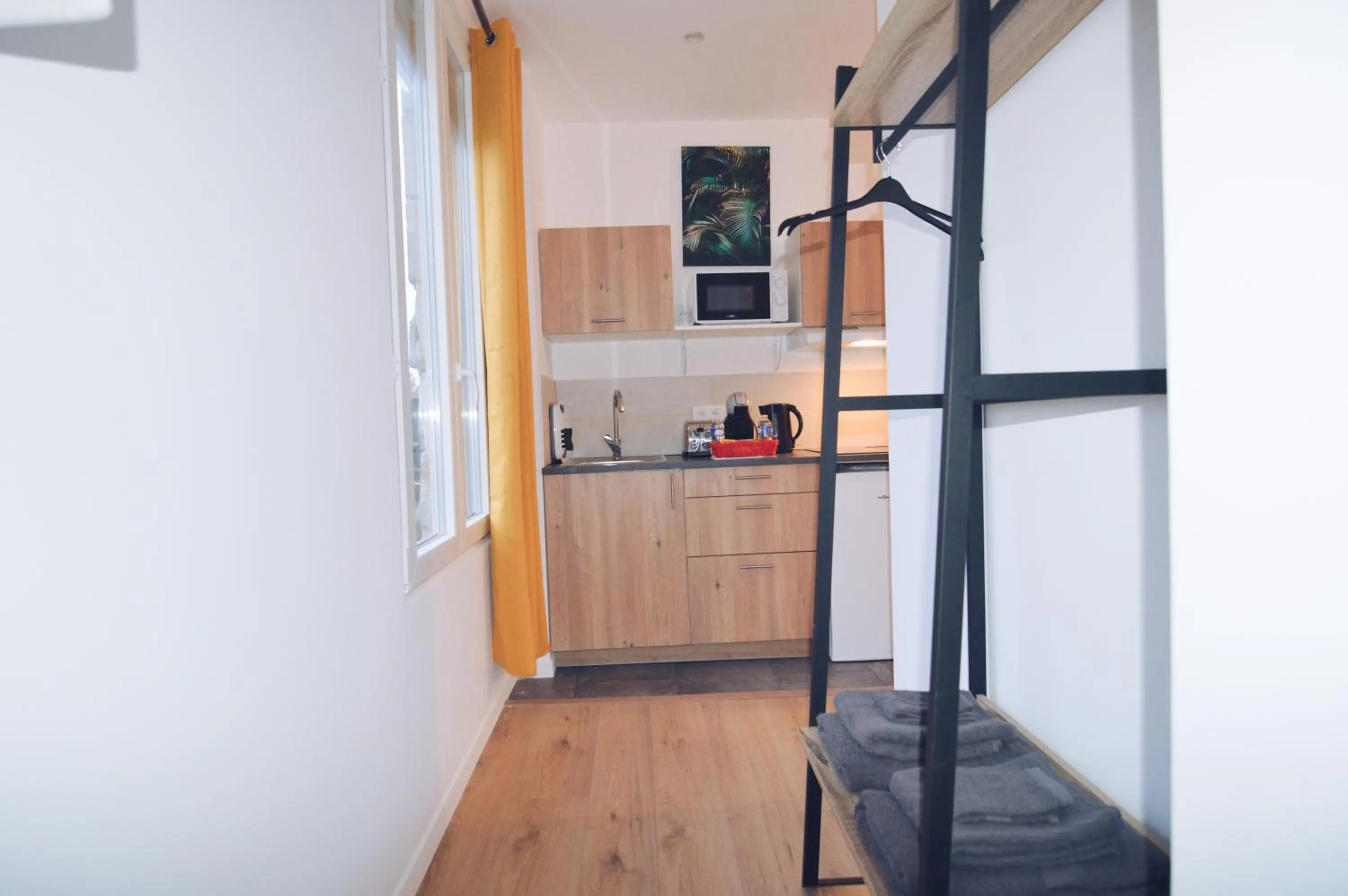 Kitchen or kitchenette in Studios Lsquare Residence AFPA