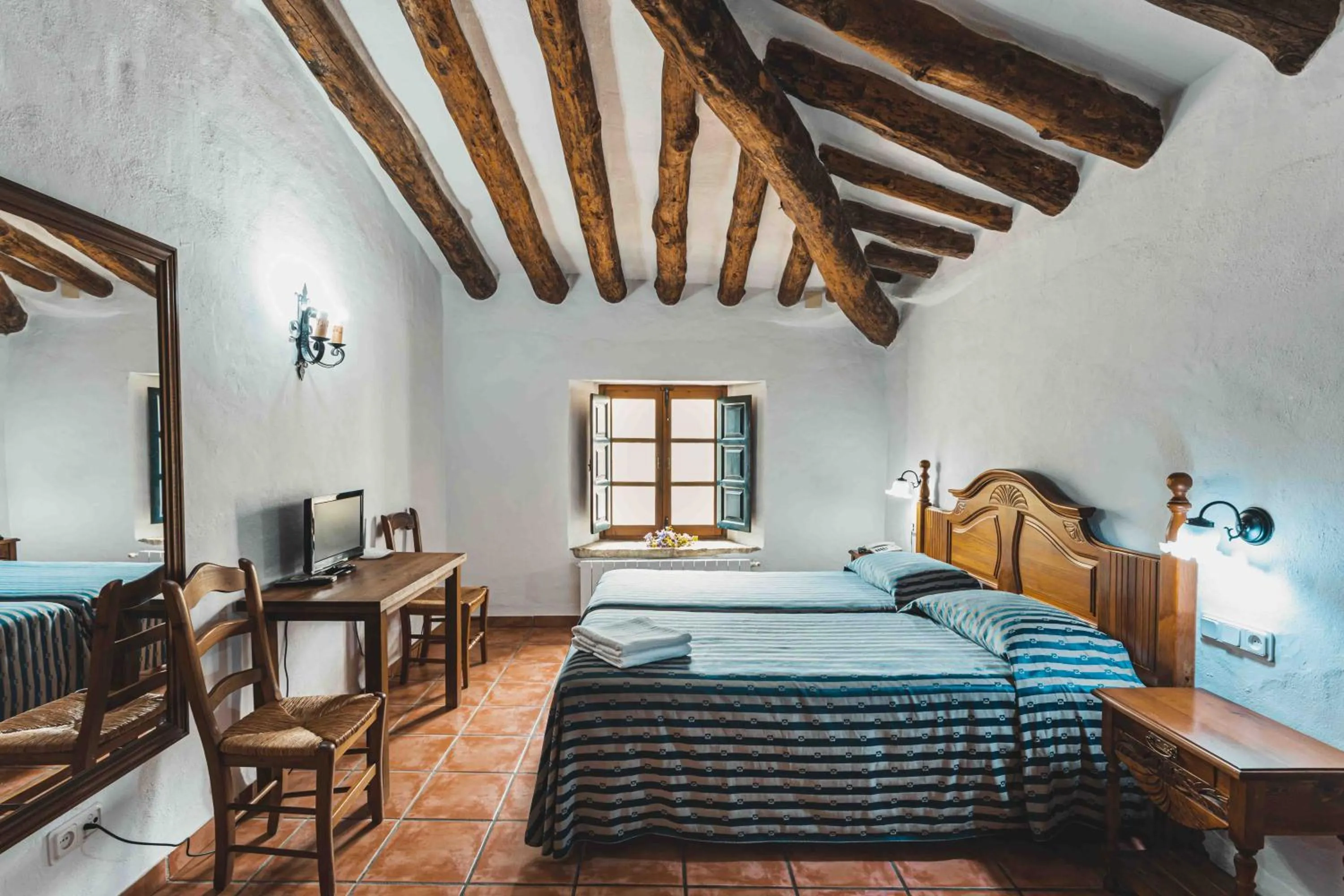 Bed in Hotel Rural El Horcajo de Ronda