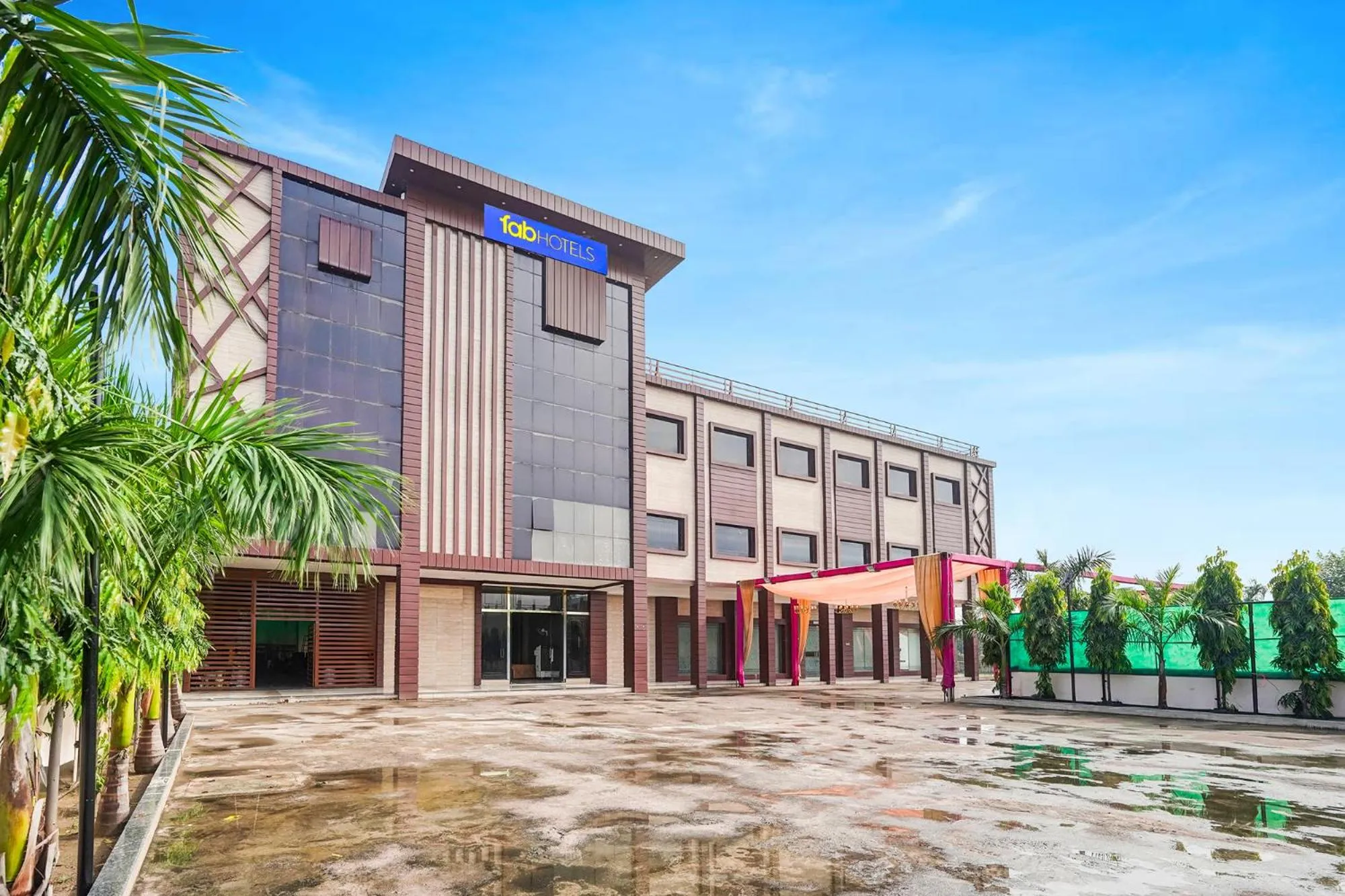 Property building in FabHotel Palm Bliss