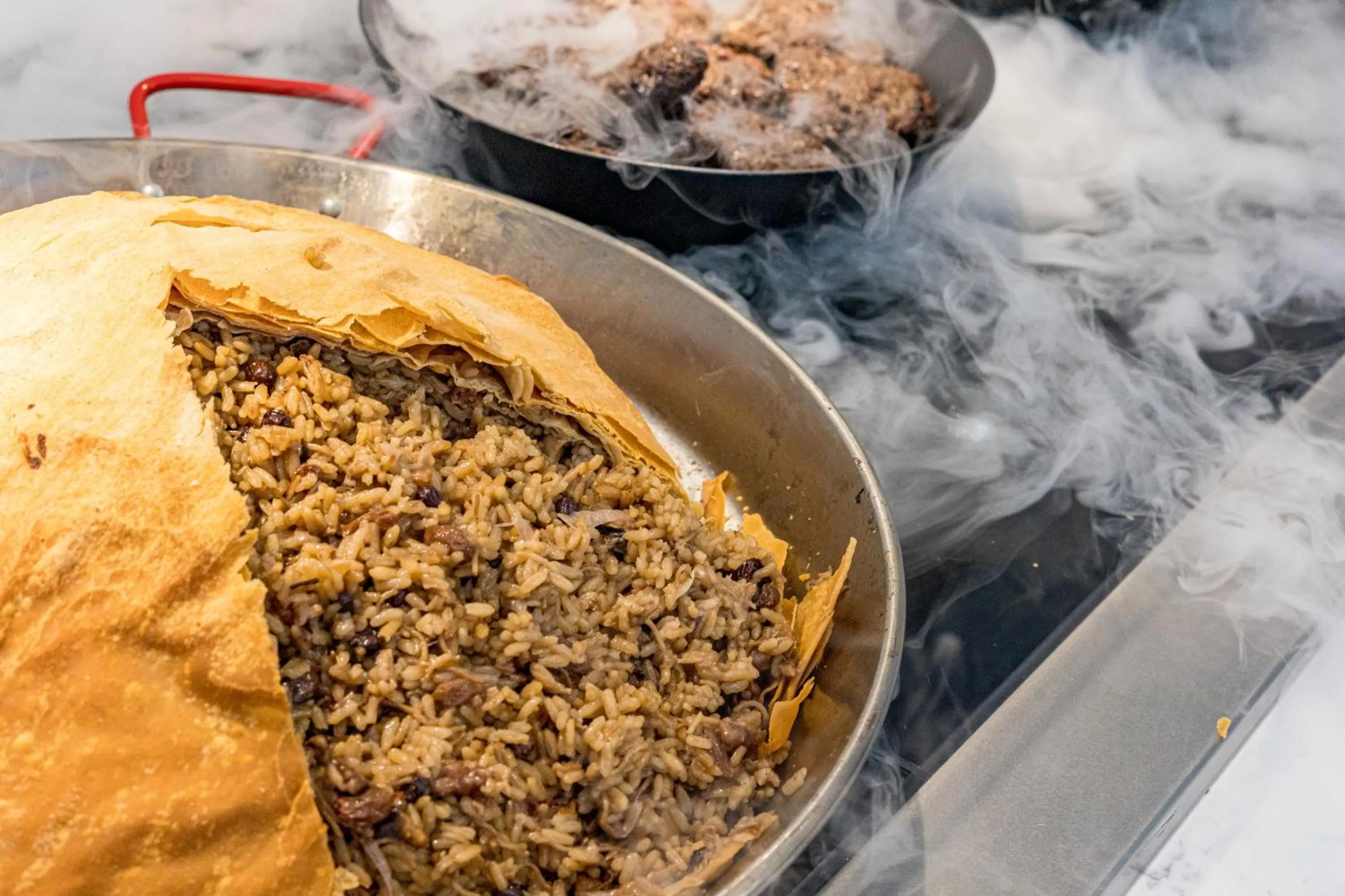 Food close-up in Mirage Bleu Hotel