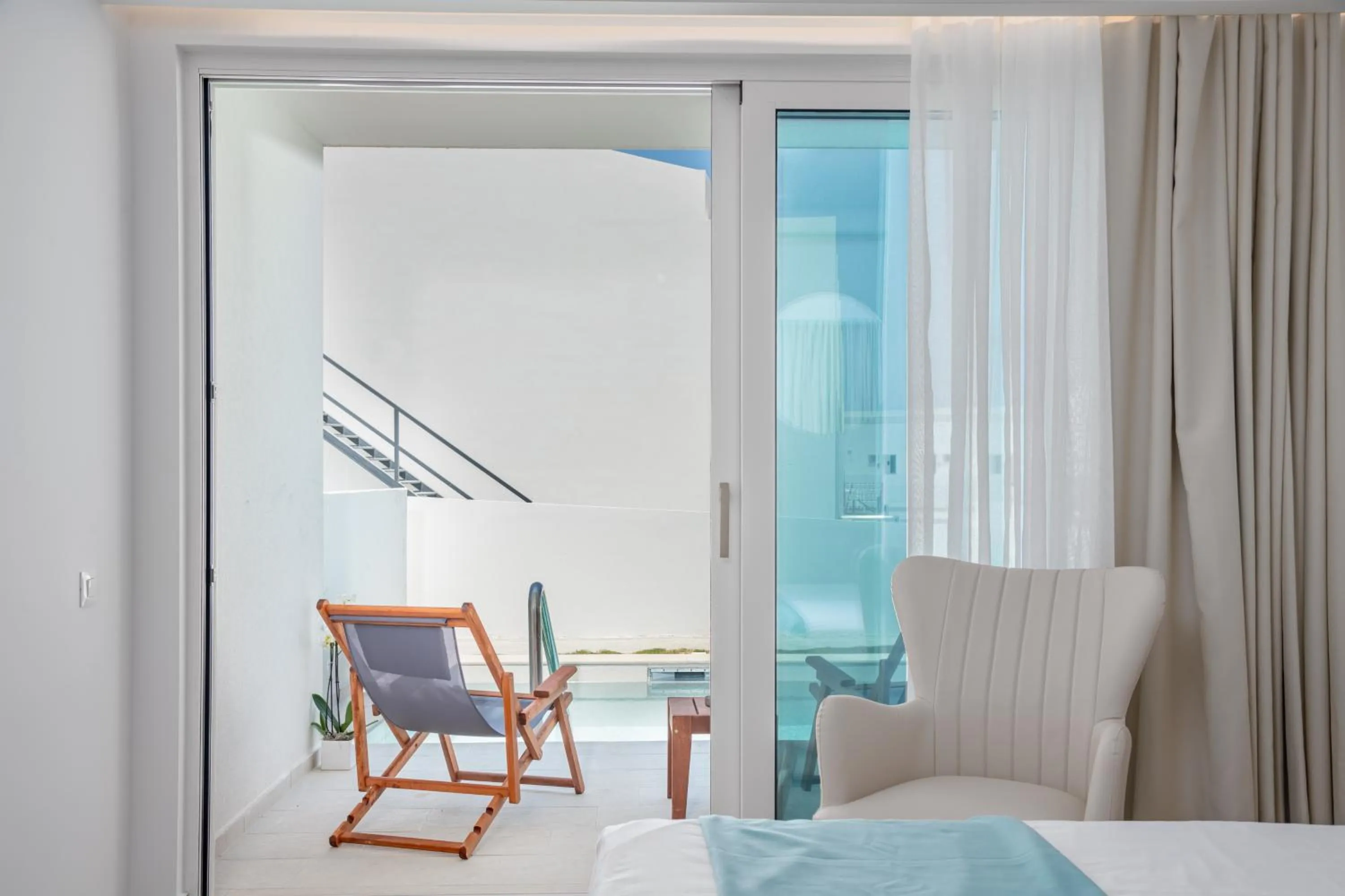 Decorative detail, Bed in Mirage Bleu Hotel