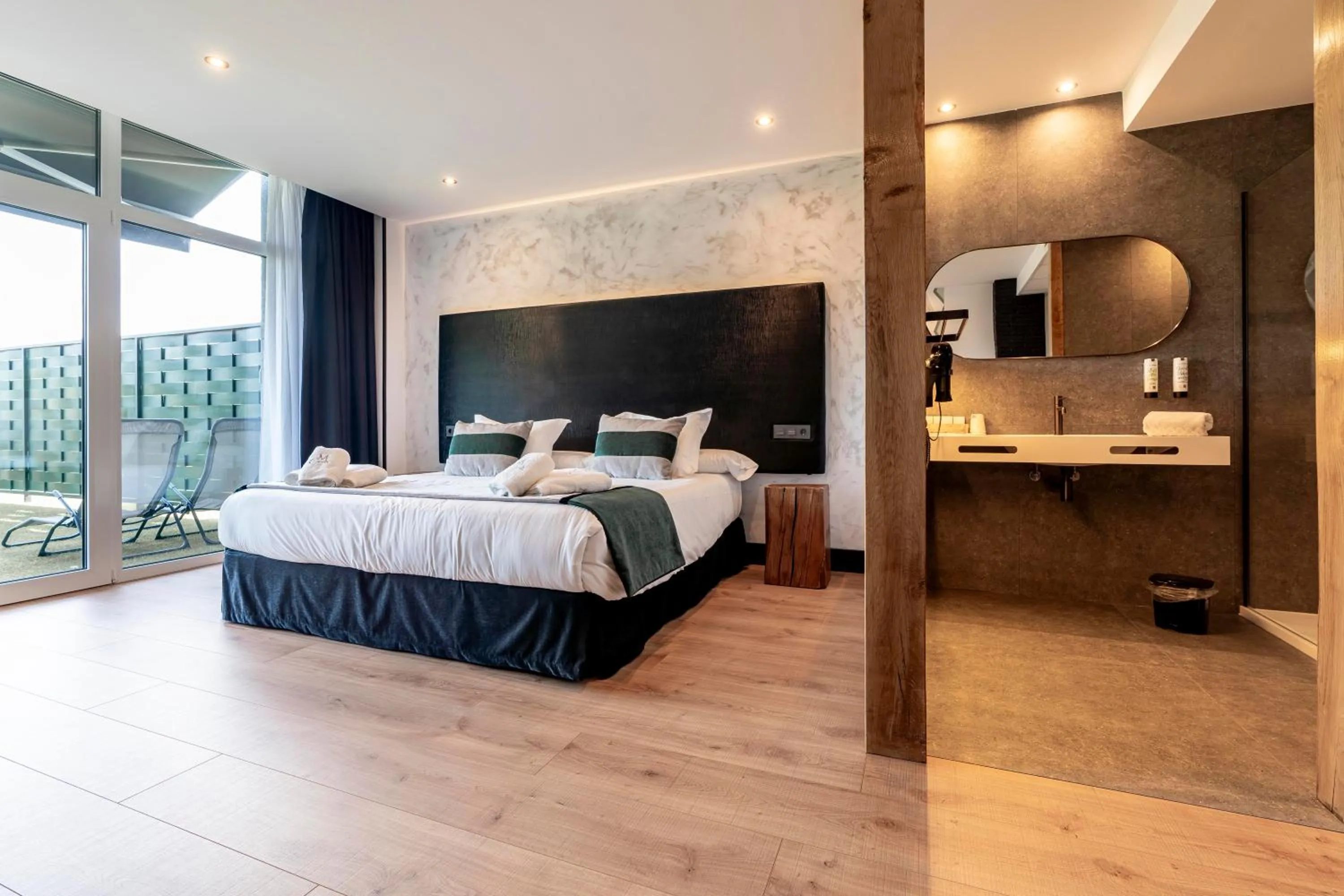 Bed in Hotel Mirador de la Cepada