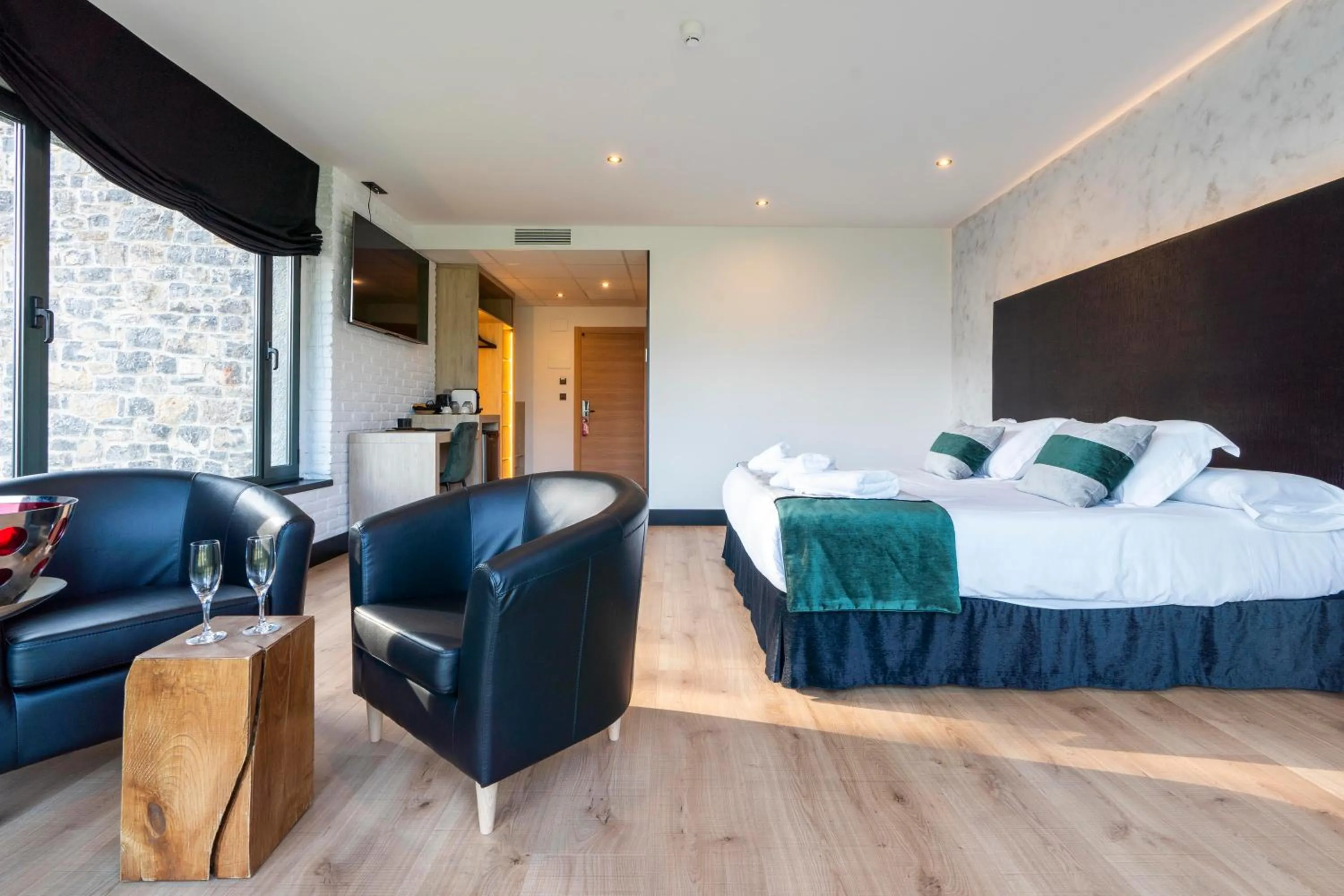 Bed in Hotel Mirador de la Cepada