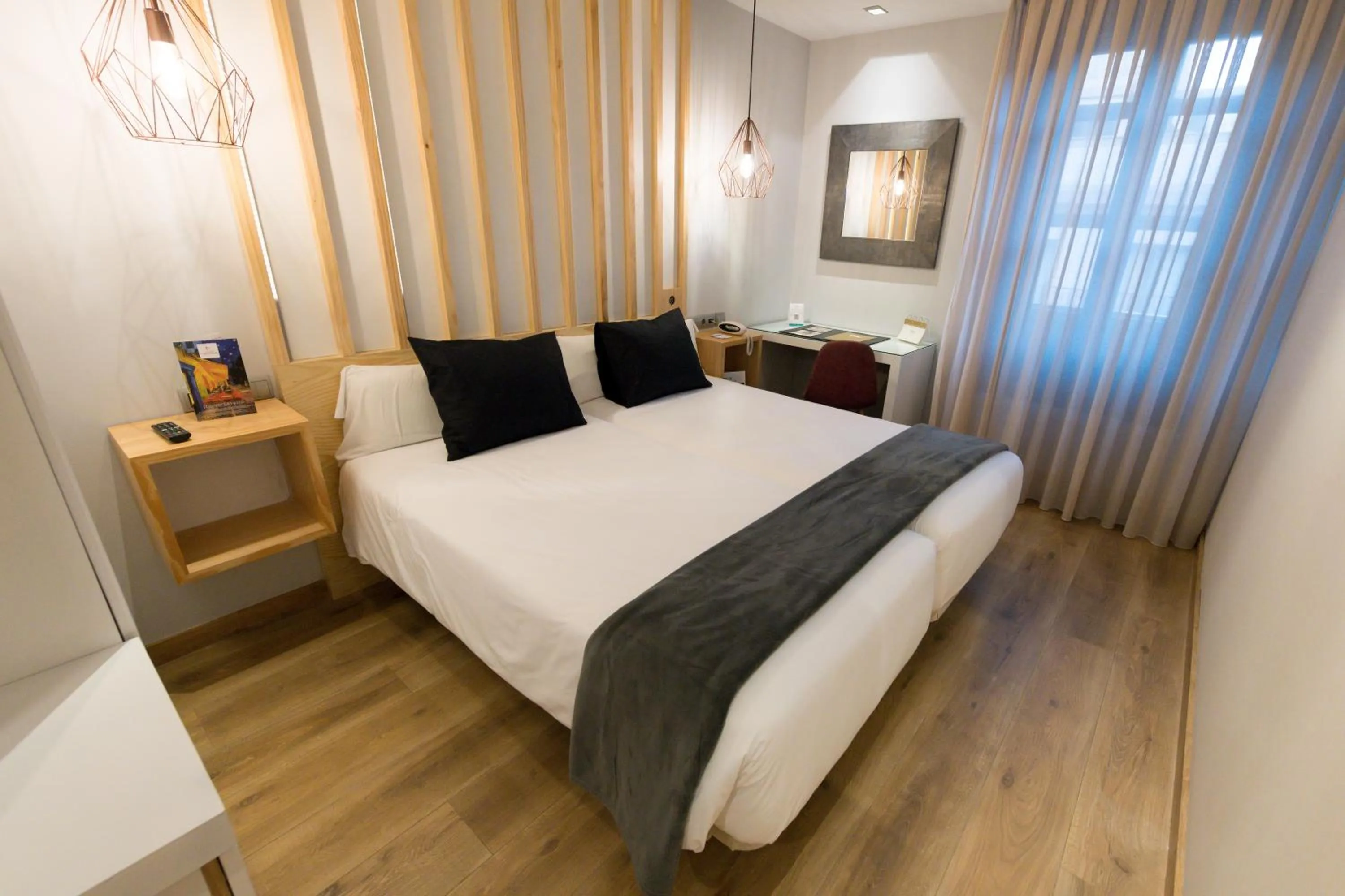 Decorative detail, Bed in Hotel Fruela