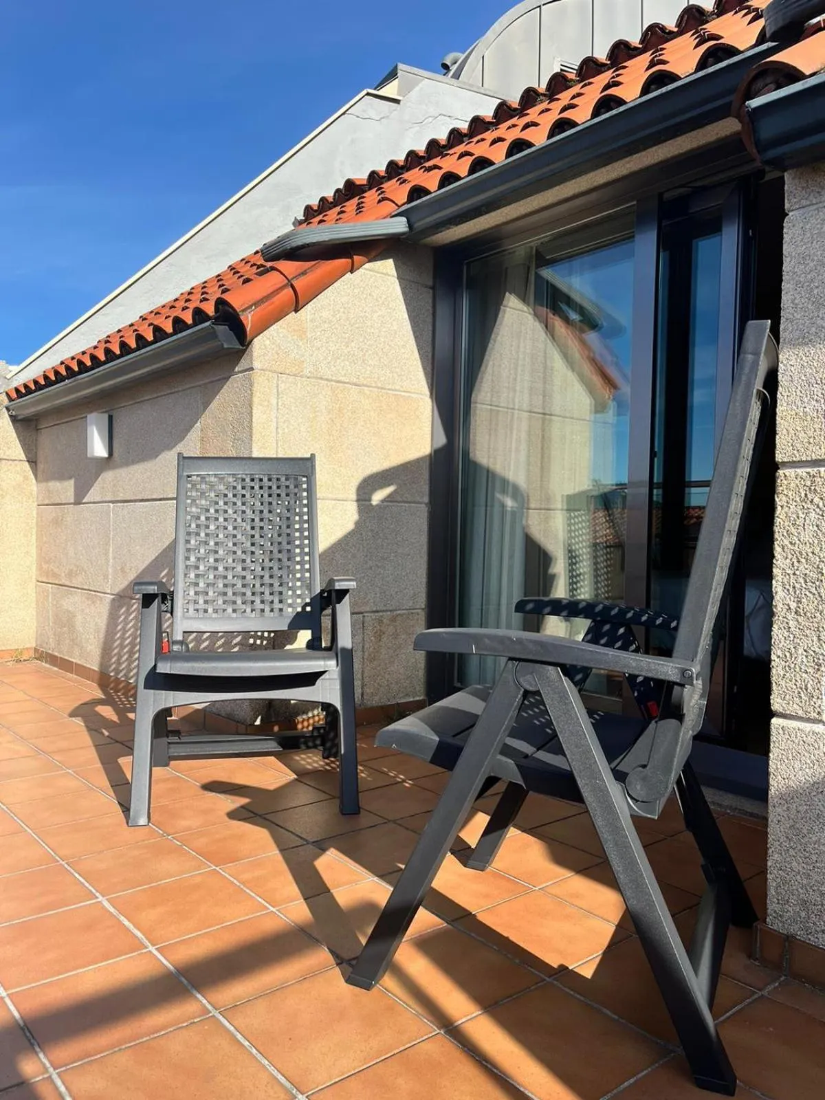 Balcony/Terrace in U Hotel Ogalia Vigo