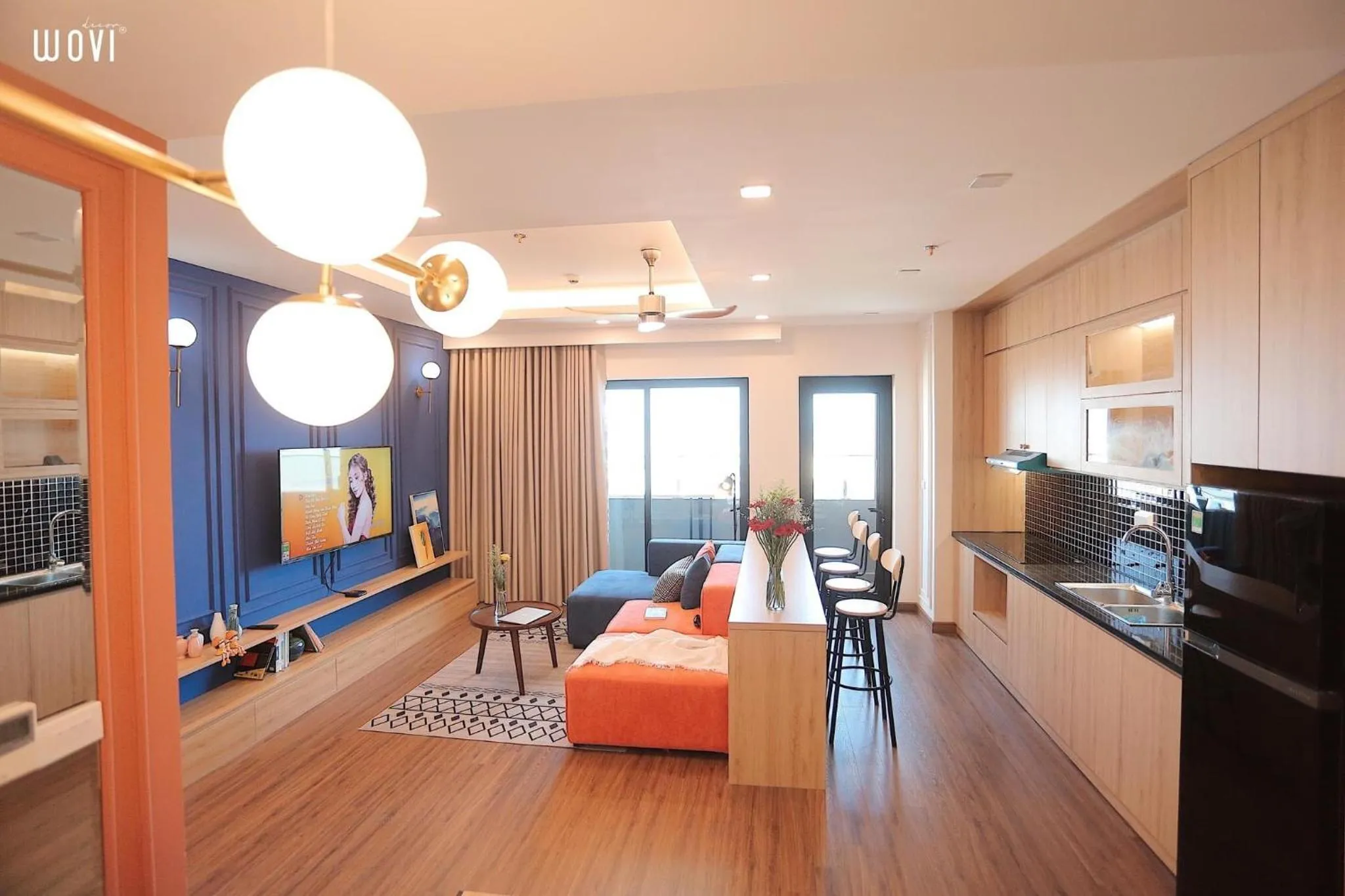 Communal lounge/ TV room in Tony Apartment -FLC Sea Tower Quy Nhon