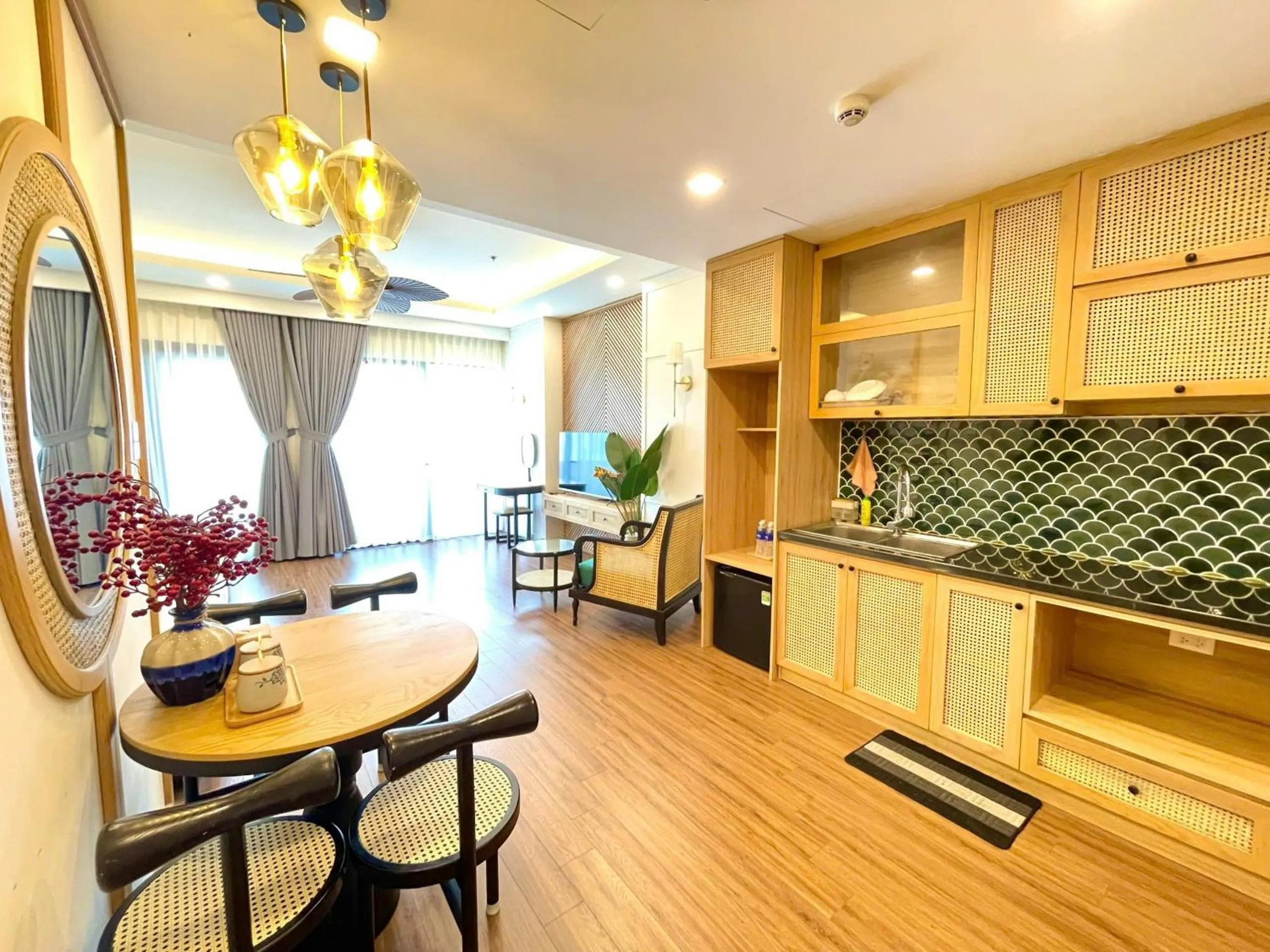 Kitchen or kitchenette in Tony Apartment -FLC Sea Tower Quy Nhon