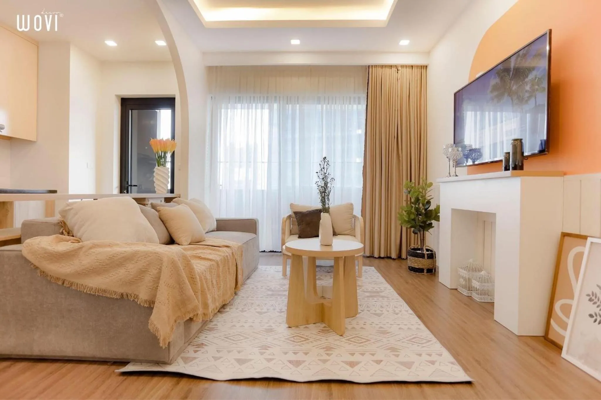 Communal lounge/ TV room in Tony Apartment -FLC Sea Tower Quy Nhon