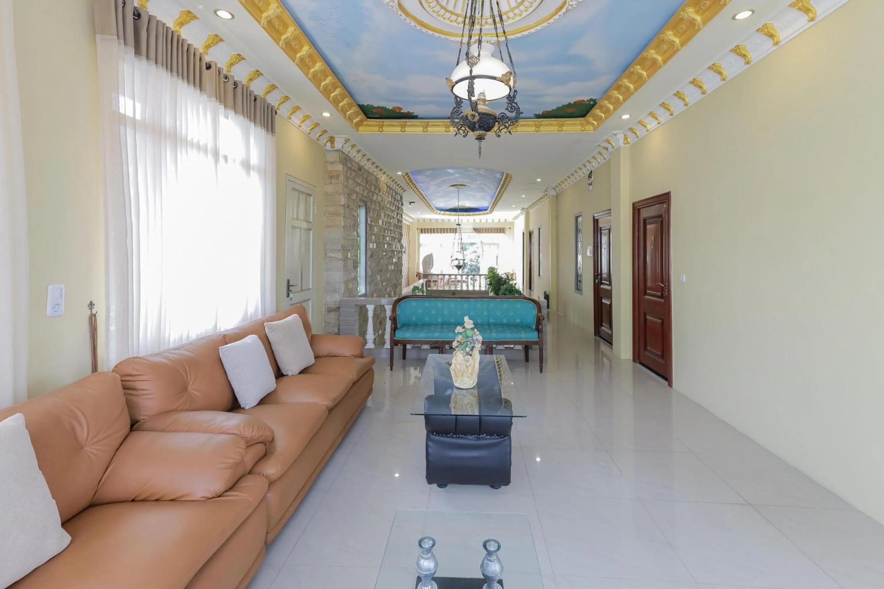 Living room in RedDoorz Plus @ Villa Bontes Batu