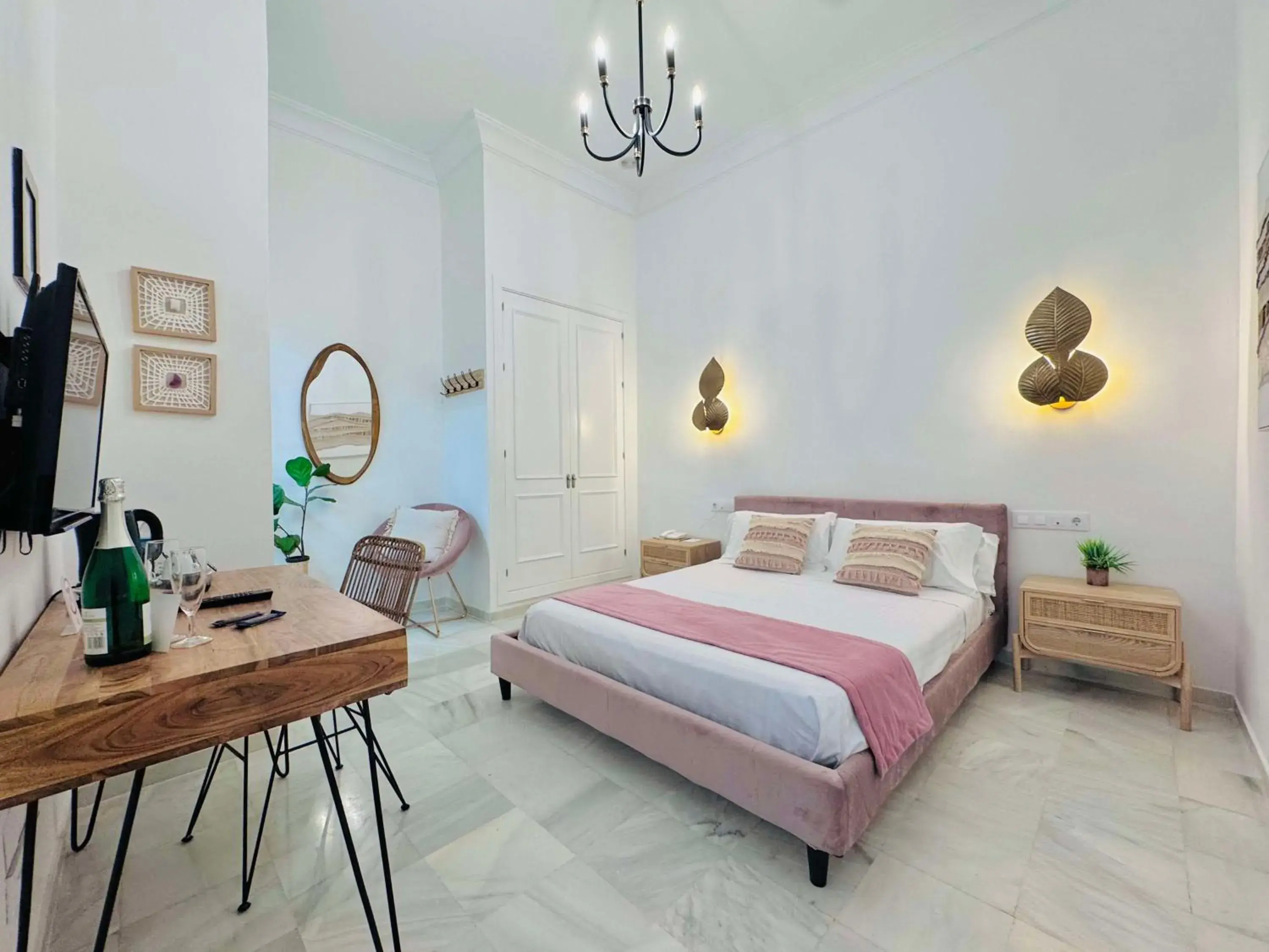 Bedroom, Bed in Hotel Boutique Las Cortes De Cádiz Bedroom, Bed in Hotel Boutique Las Cortes De Cádiz