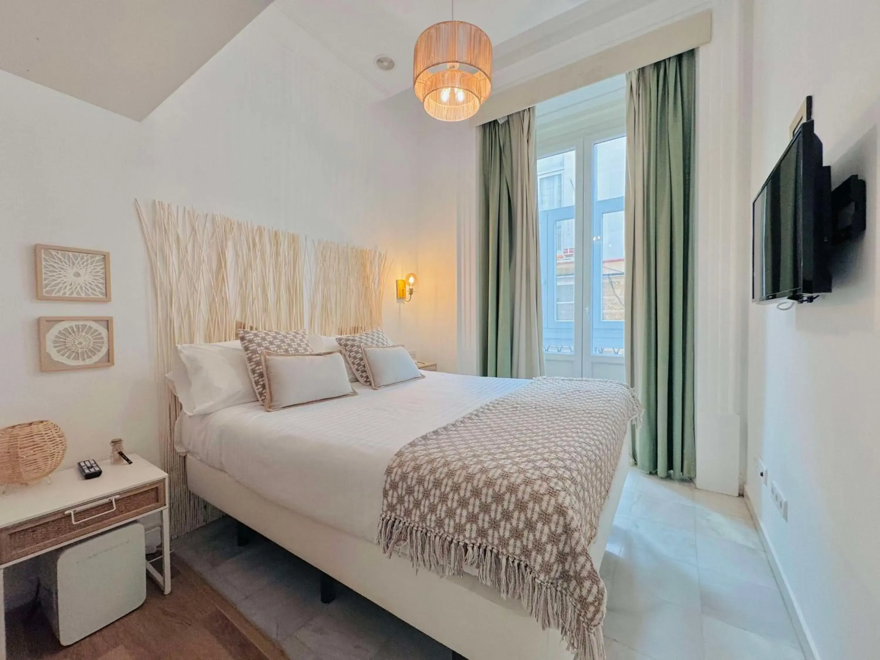 Bedroom, Bed in Hotel Boutique Las Cortes De Cádiz Bedroom, Bed in Hotel Boutique Las Cortes De Cádiz