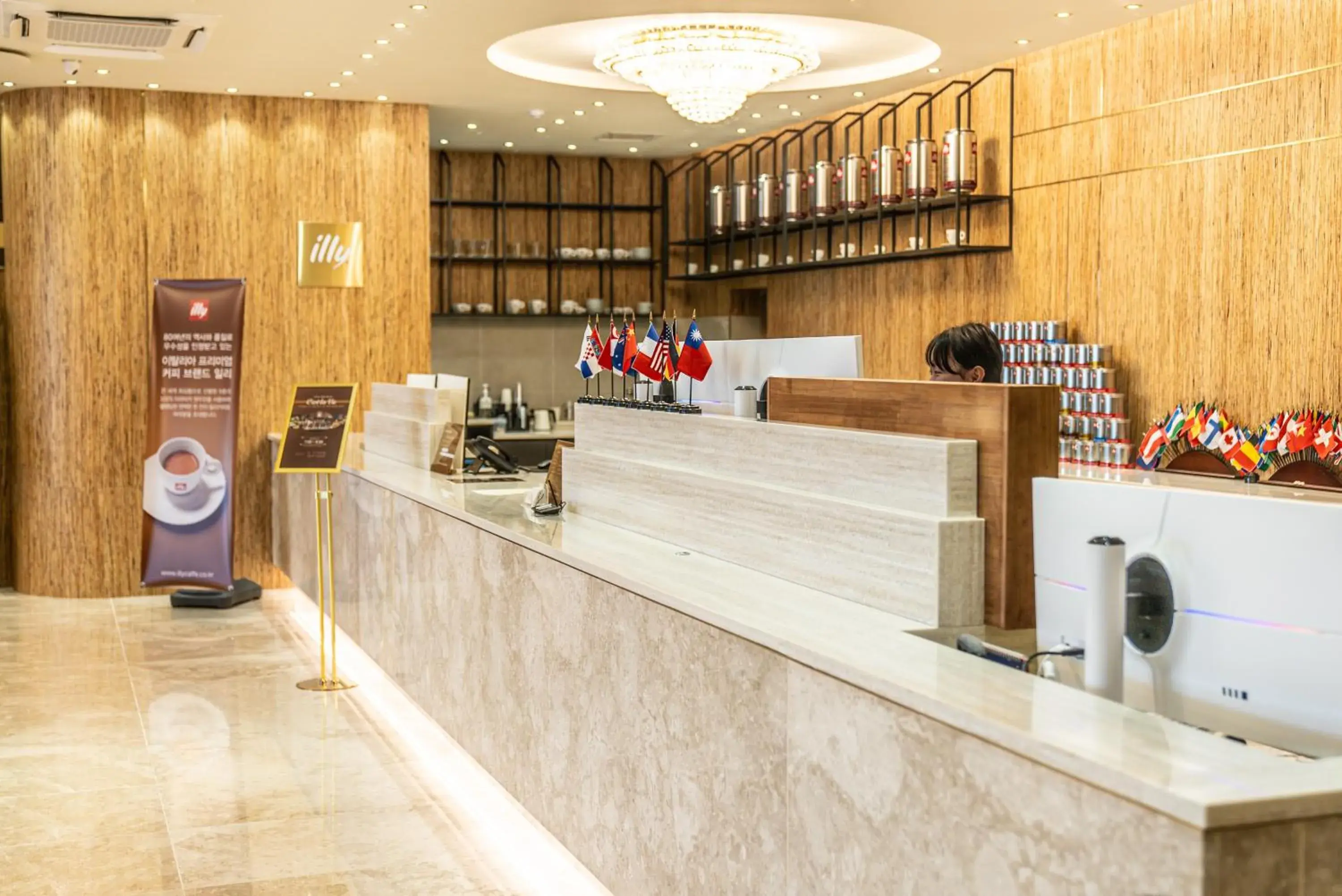 Lobby or reception in Hotel The Grang Seogwipo Lobby or reception in Hotel The Grang Seogwipo