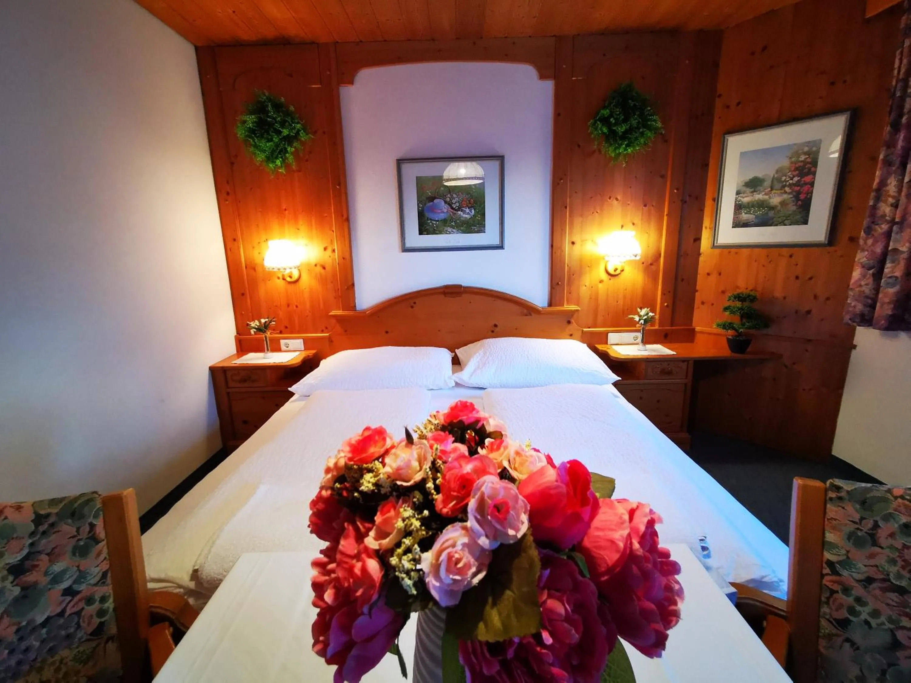 Bed in Gasthof Geronimo