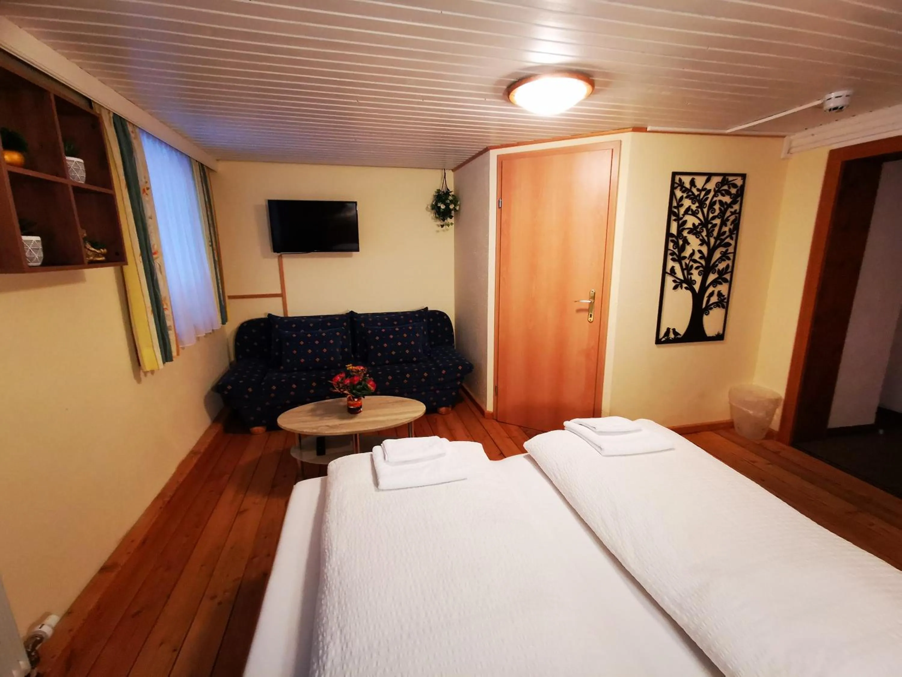 Bed in Gasthof Geronimo