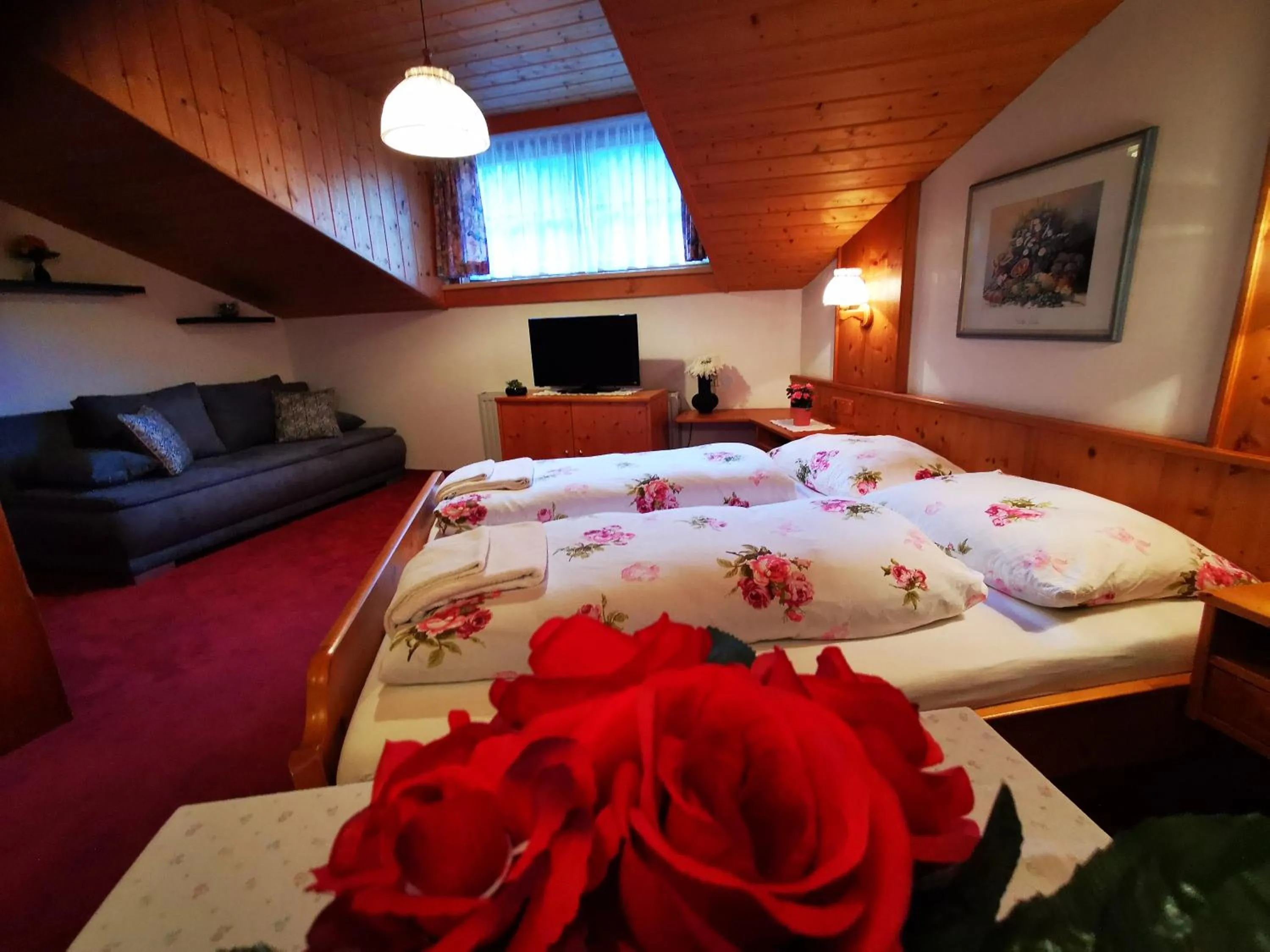 Bed in Gasthof Geronimo