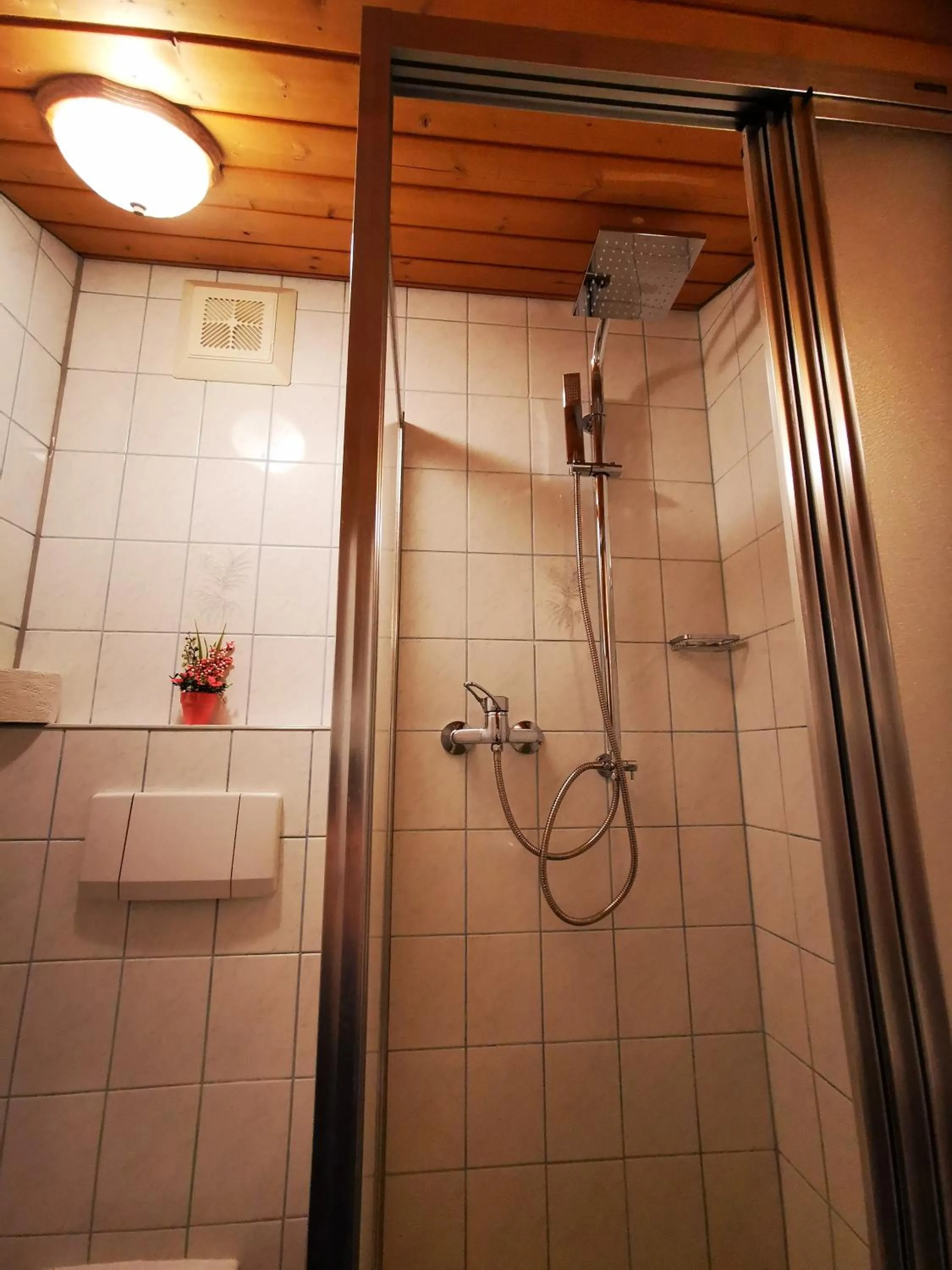 Shower in Gasthof Geronimo