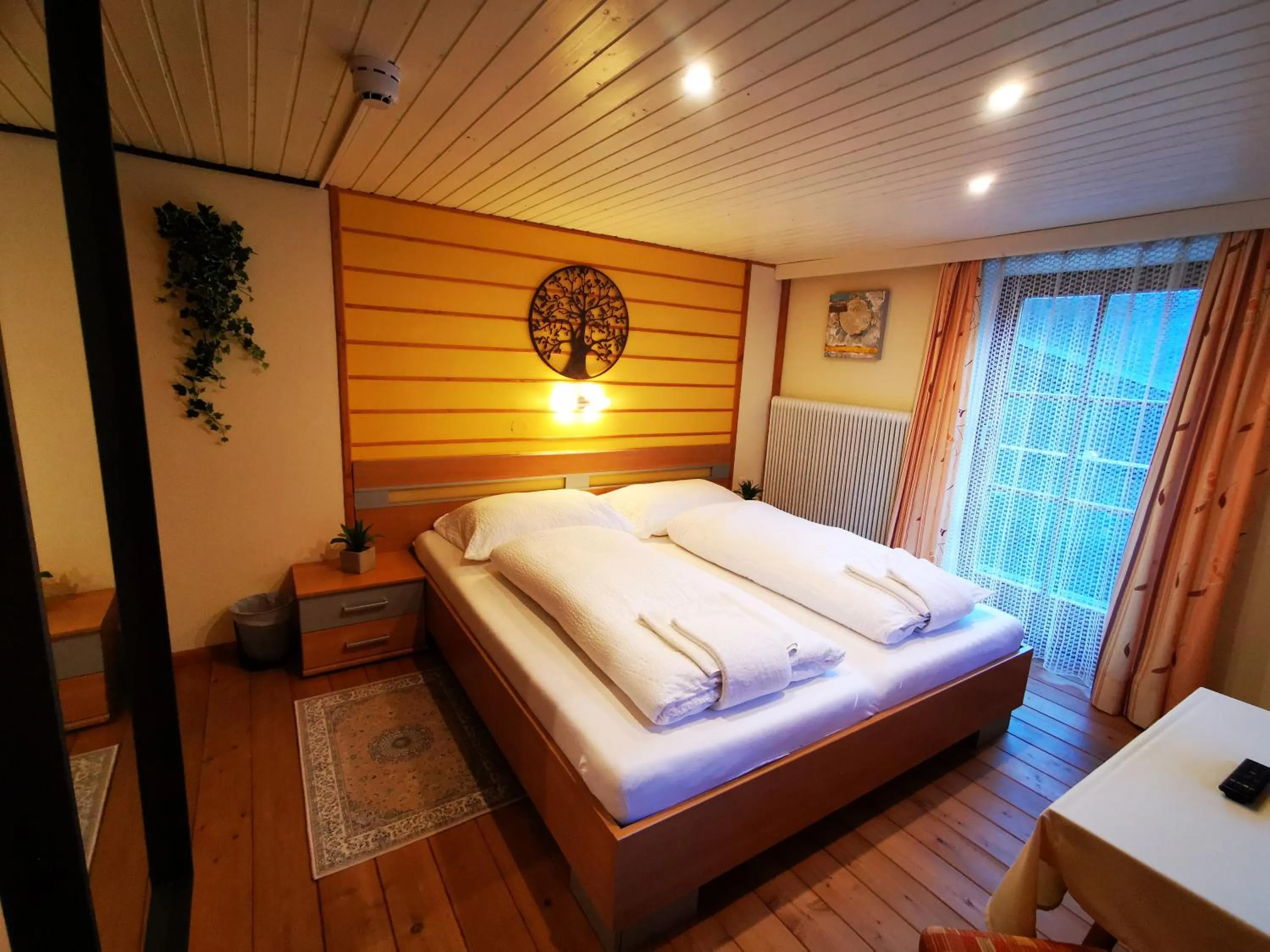 Bed in Gasthof Geronimo