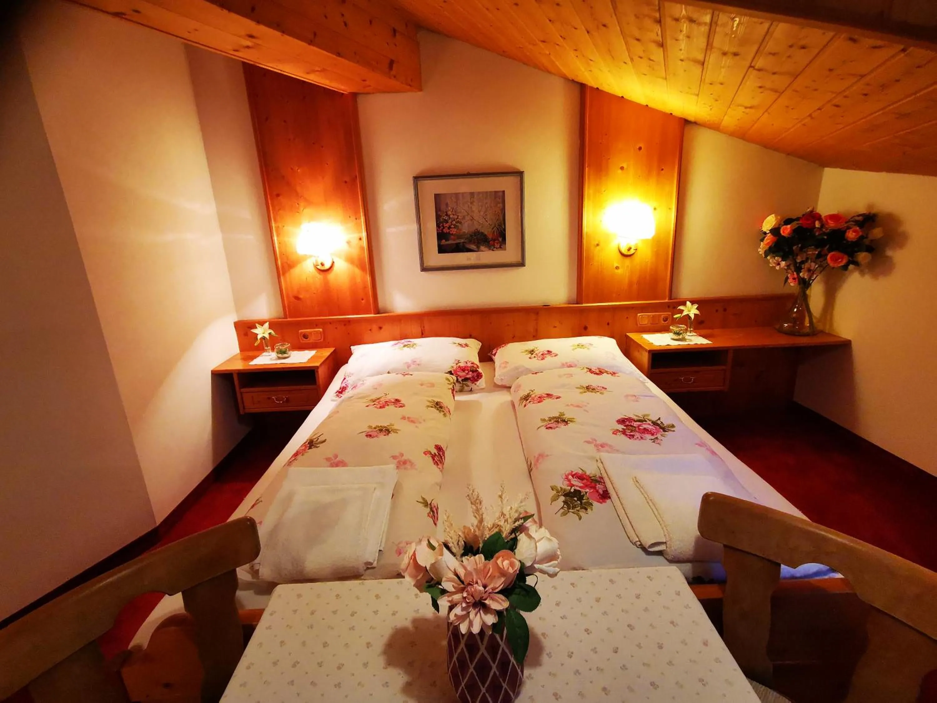 Bed in Gasthof Geronimo