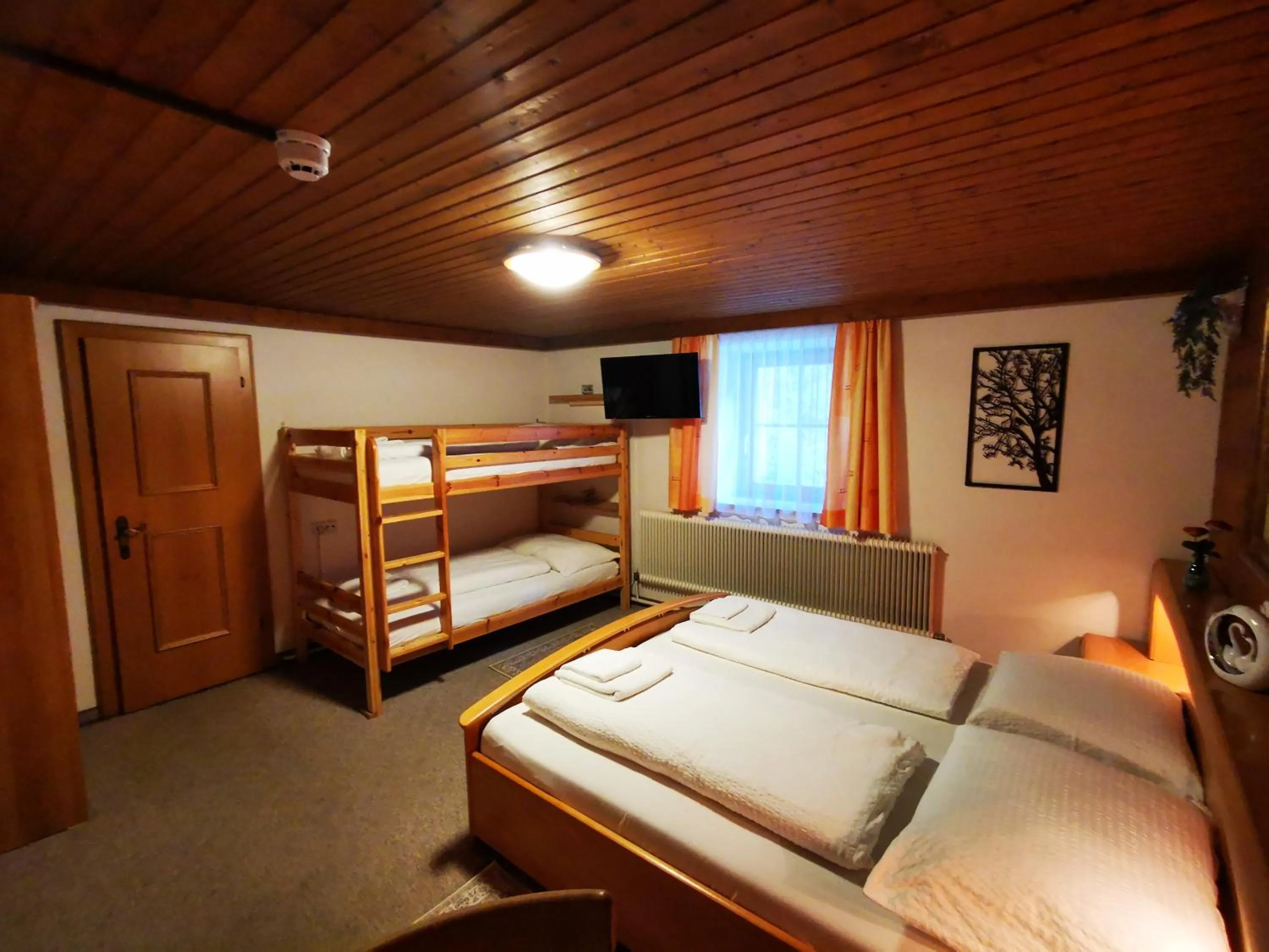 Bed in Gasthof Geronimo